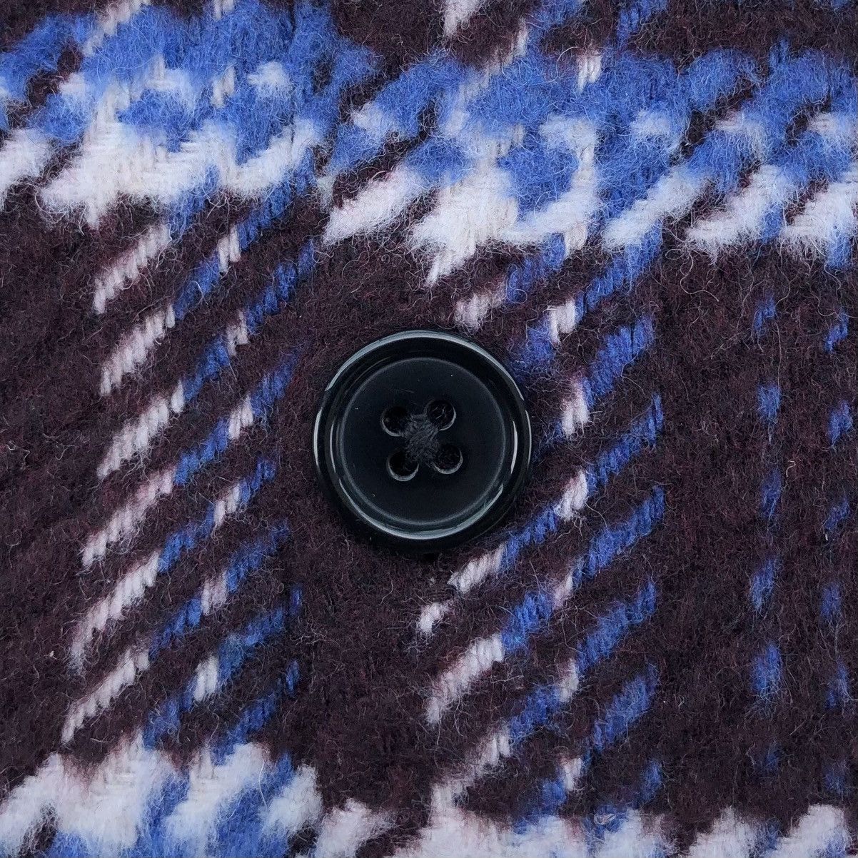 Japanese Brand Vintage WEGO Wool Flannel Box Design Buttons Up Jacket Size US M / EU 48-50 / 2 - 10 Thumbnail