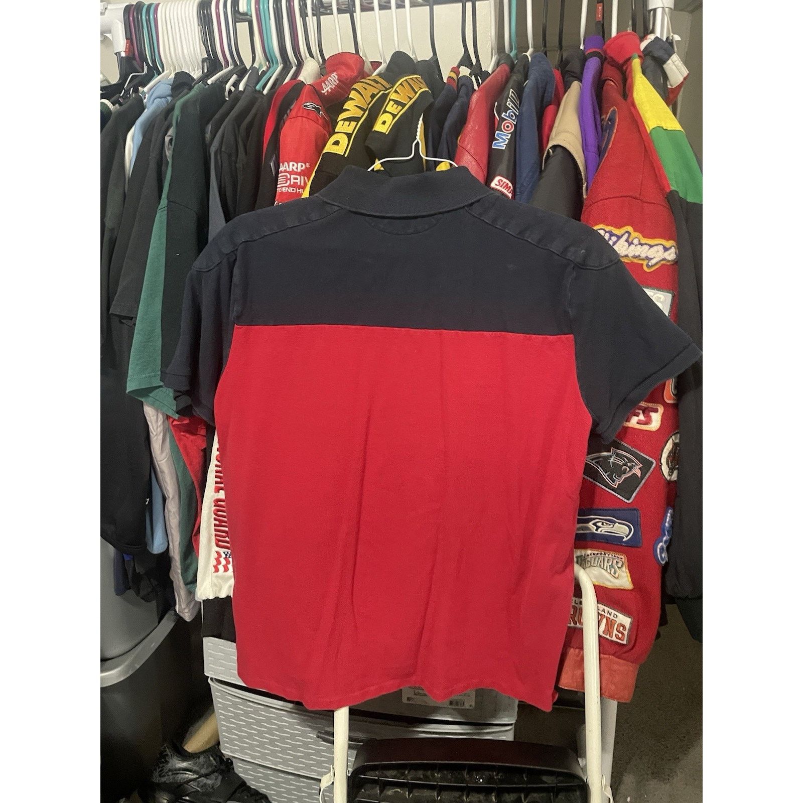 Ralph Lauren Size L- VTG Polo By Ralph Lauren Big Logo Spell Red Slim Fit Size US L / EU 52-54 / 3 - 2 Thumbnail