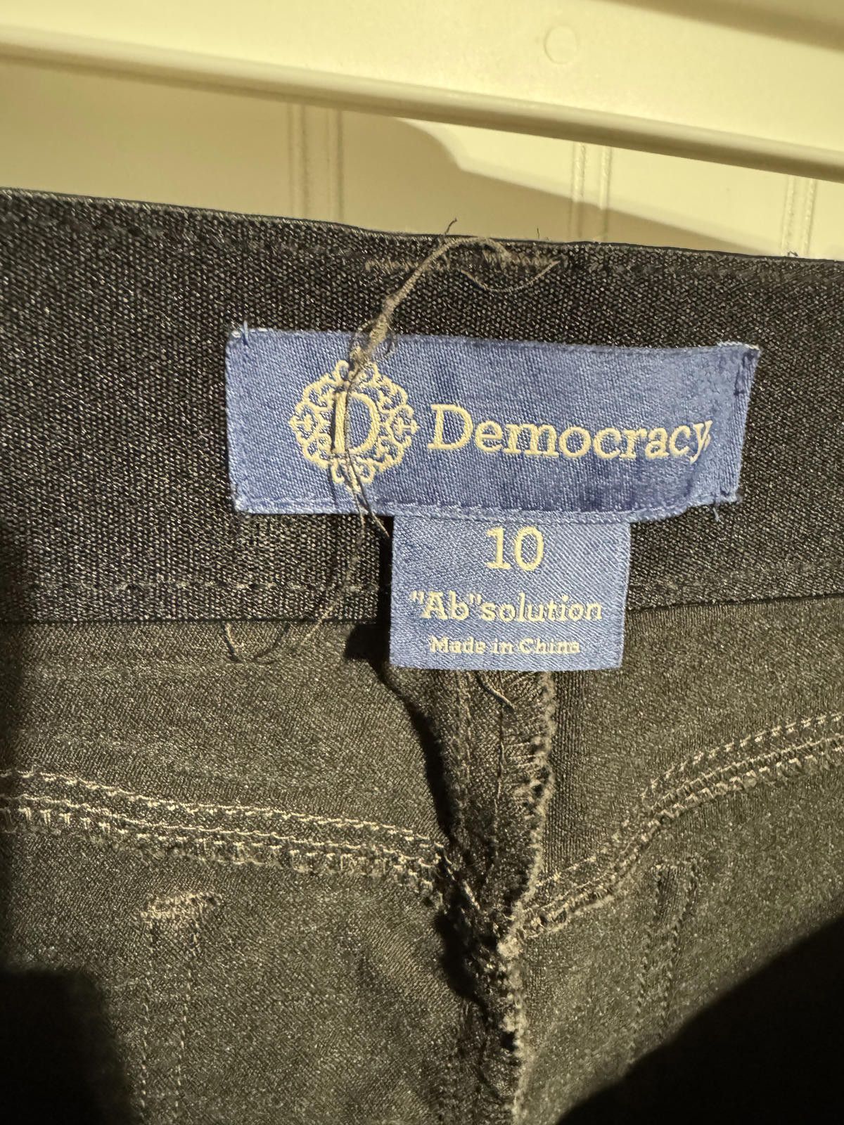 Other Democracy Women's 10 Ab solution Espresso Brown Skinny Pants Size 32" / US 10 / IT 46 - 3 Thumbnail