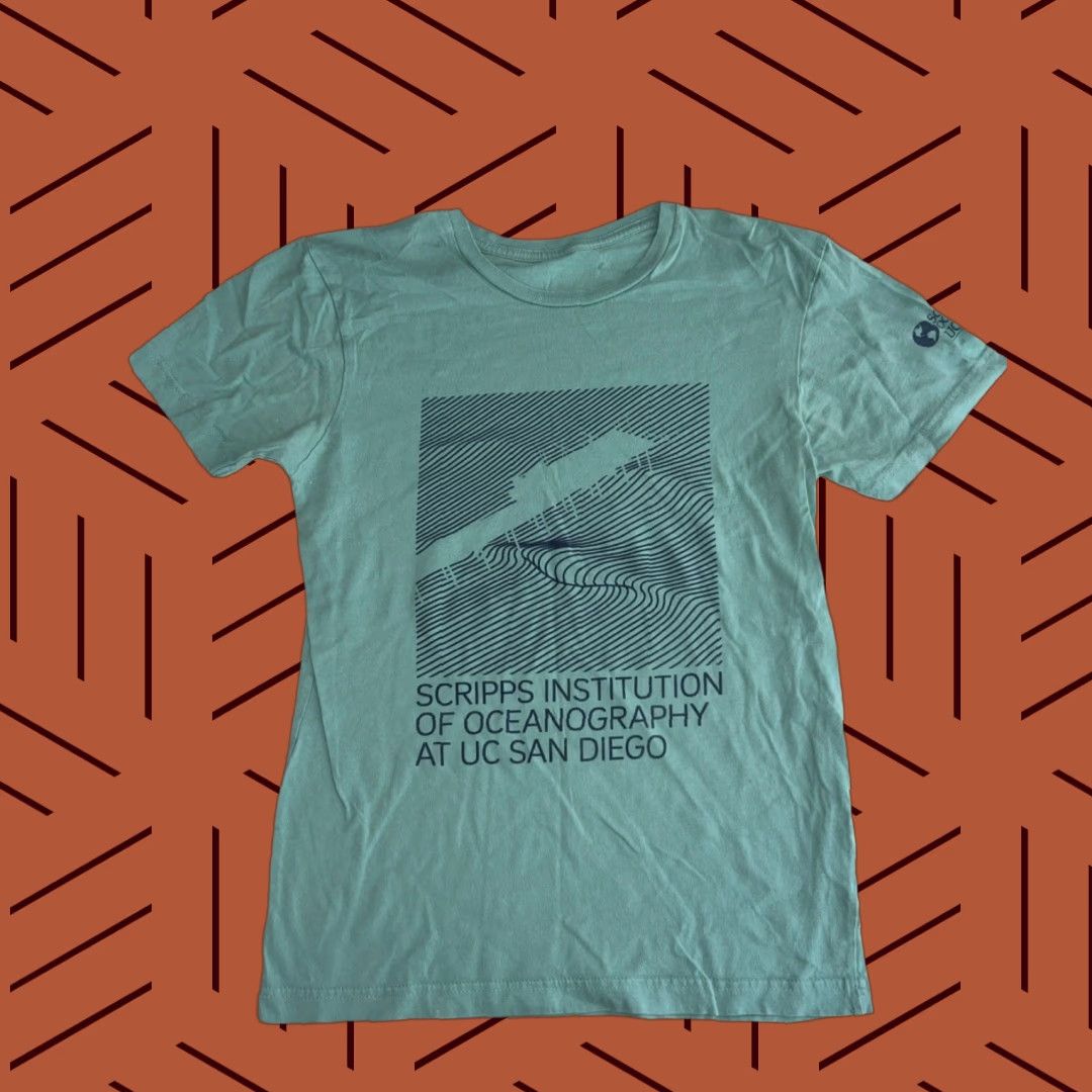 Vintage Vintage Scripps Institution Of Oceanography UCSD San Diego Shirt M Green Graphic Print Signature Logo Mens Mid 90s Surfing Ocean Lovers Size US M / EU 48-50 / 2 - 1 Thumbnail