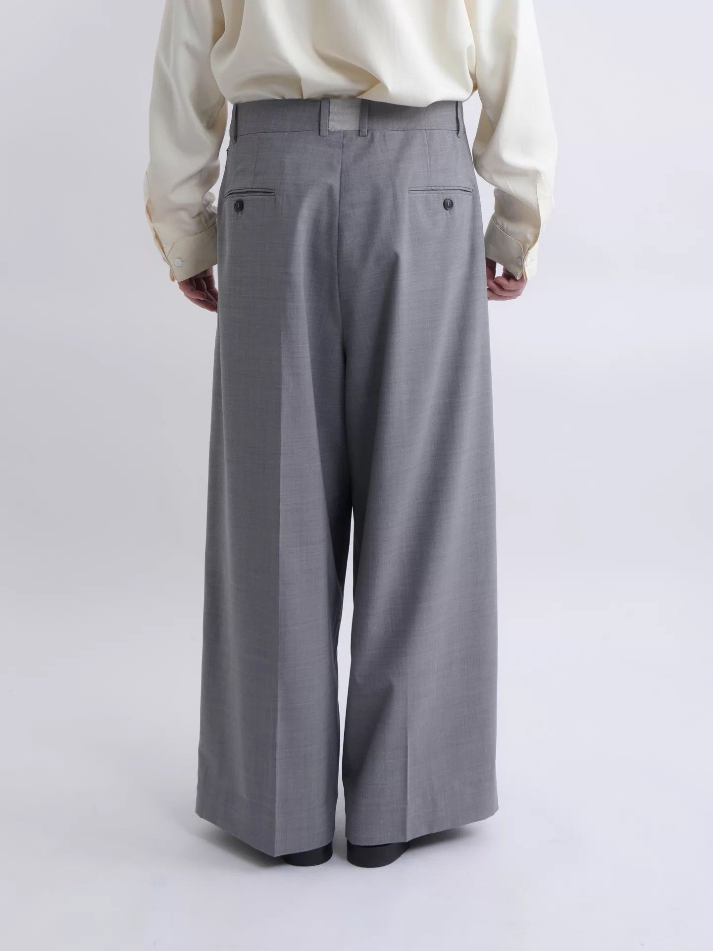 Hed Mayner 23AW HED MAYNER Oversized Reversed Wide-Leg Trousers M Size US 32 / EU 48 - 3 Thumbnail