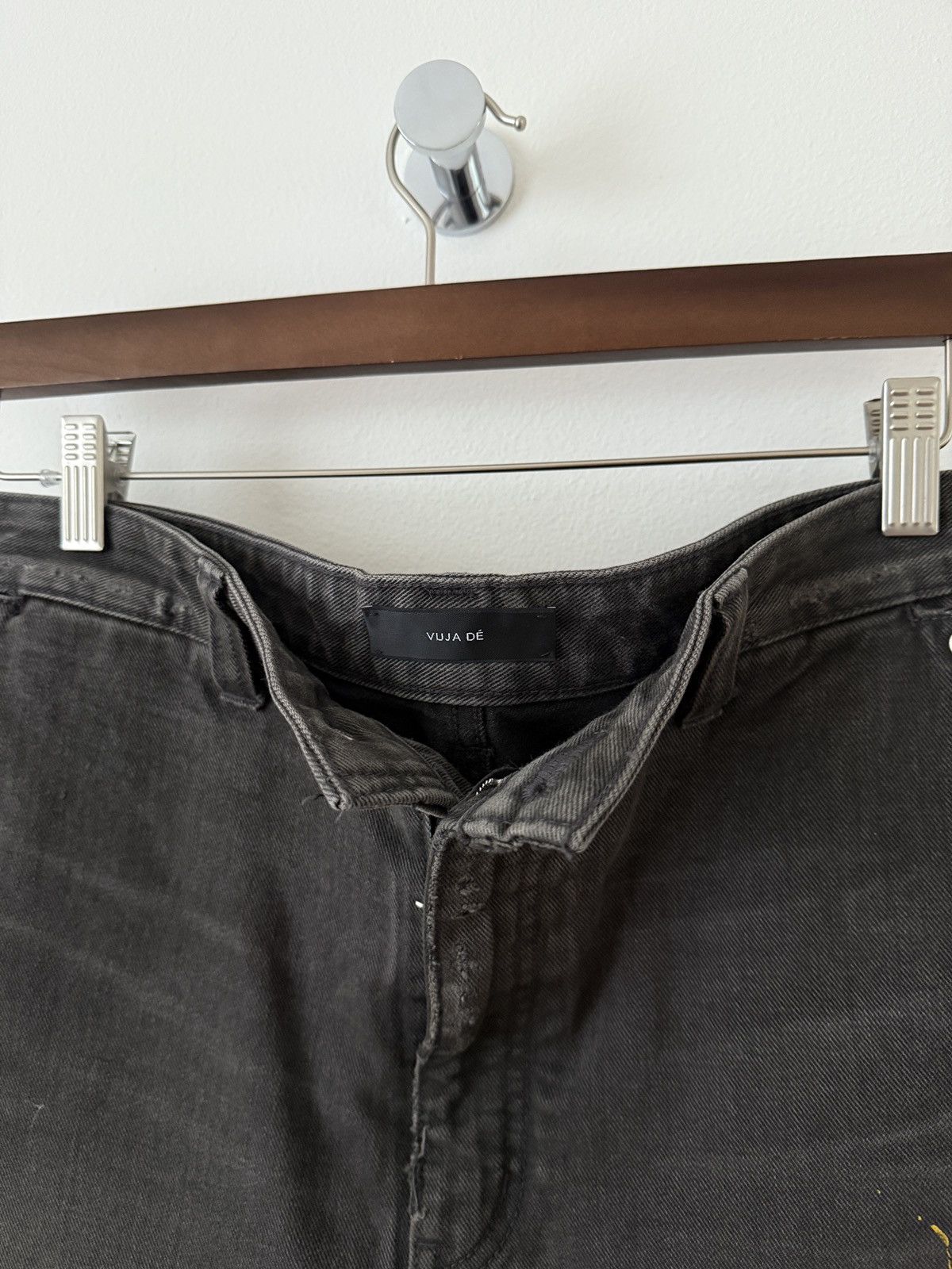 Vuja De Gunther Destroyed Double-Knee Pants Size US 33 - 8 Thumbnail