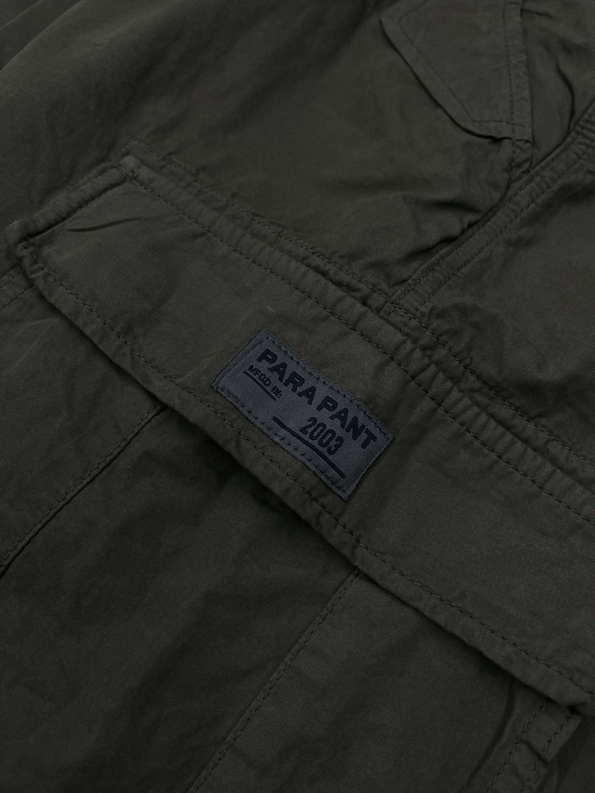 Superdry Vintage SuperDry Baggy Parachute Cargo Pants Khaki Size 28" / US 6 / IT 42 - 8 Thumbnail