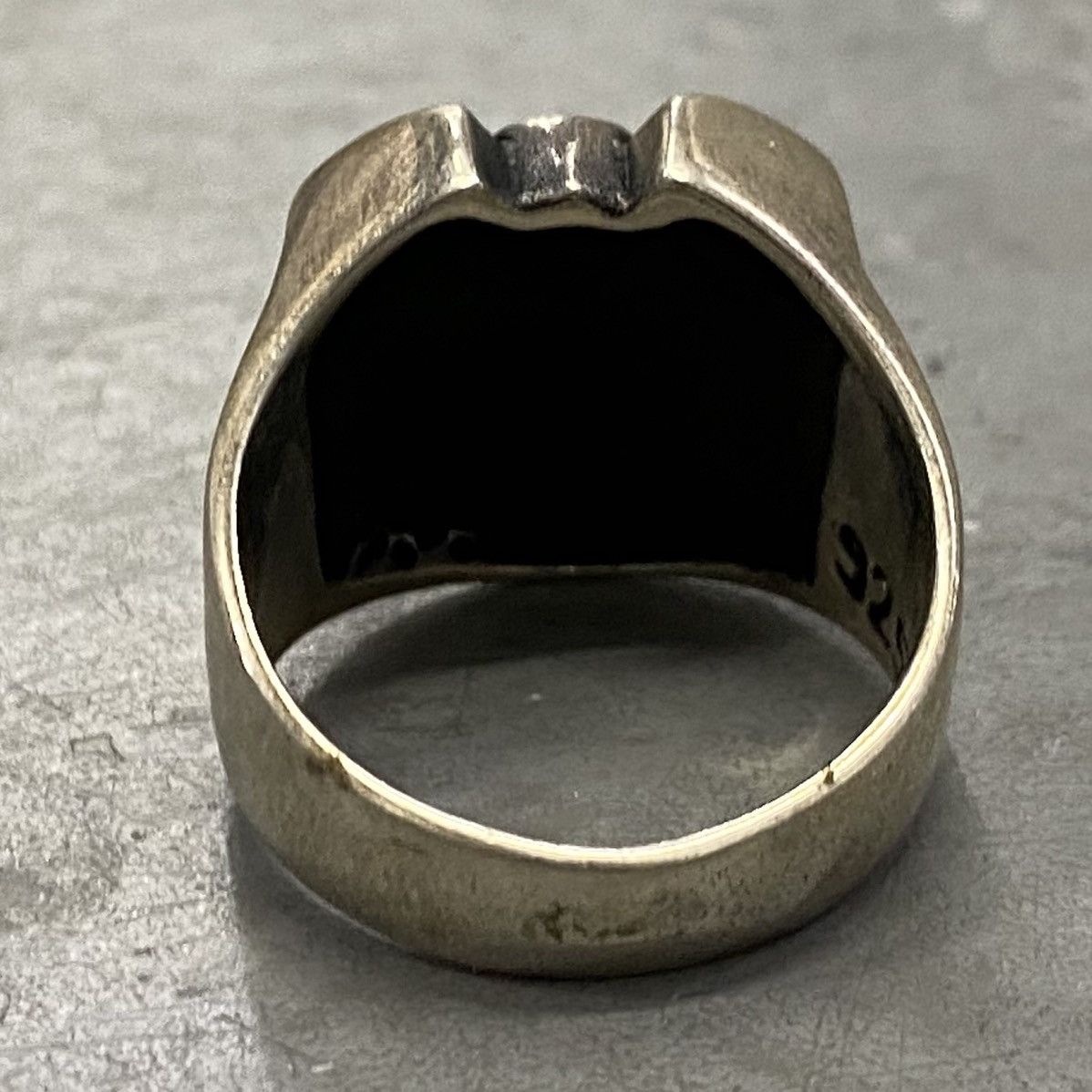 Harley Davidson × Japanese Brand × Vintage Vintage Harley Davidson Chunky V Twin Engine Signet Ring Size ONE SIZE - 4 Thumbnail