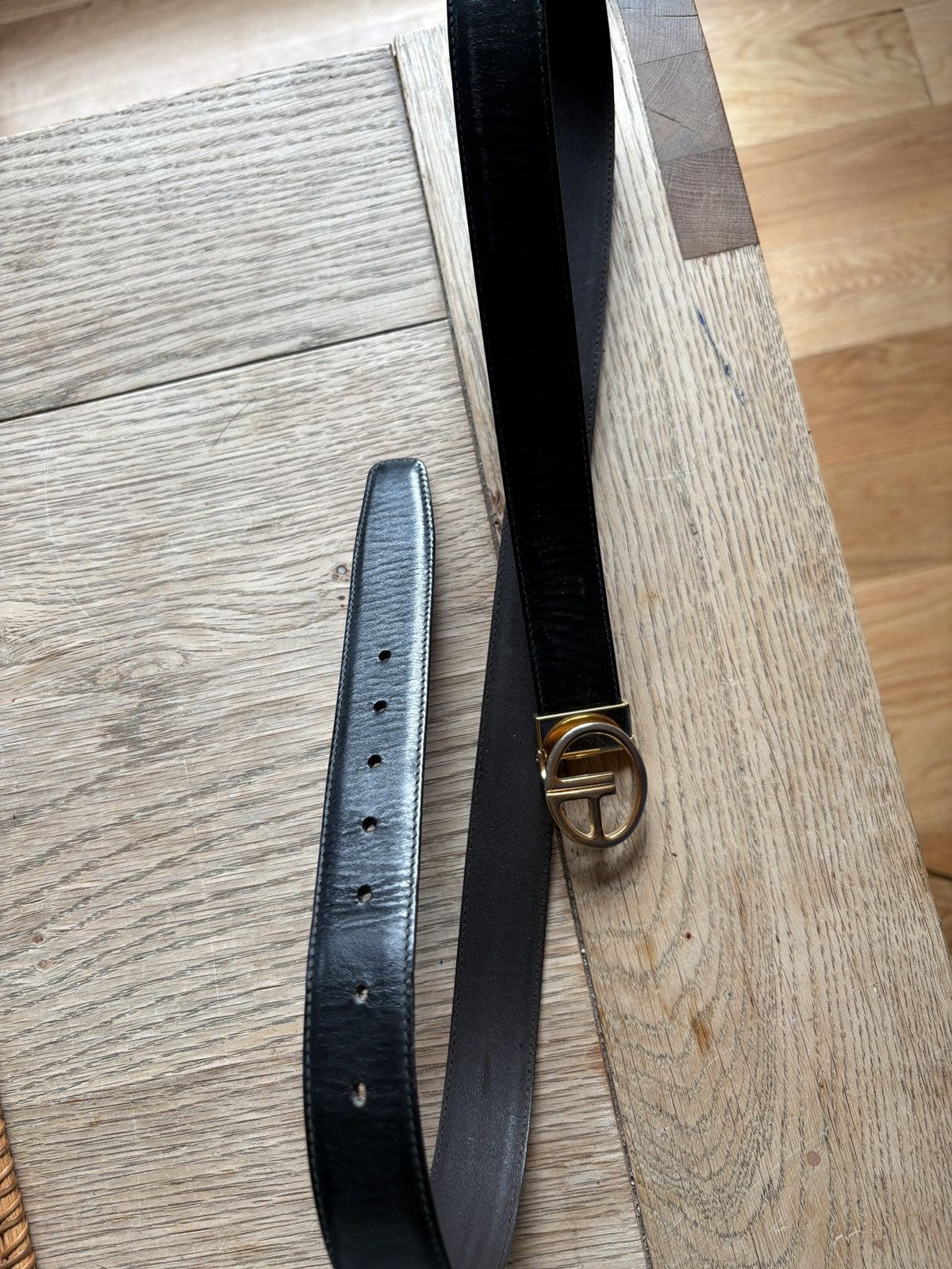 Alfred Dunhill Dunhill x alain deloin black belt Size ONE SIZE - 2 Thumbnail