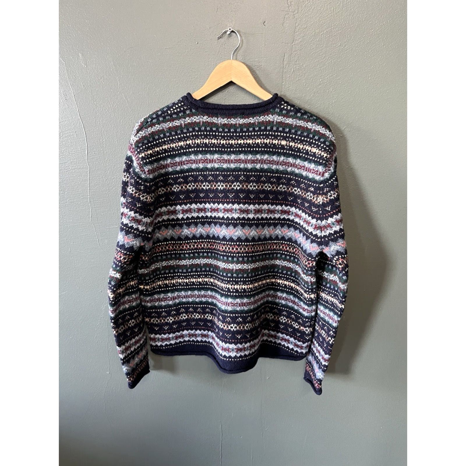 Eddie Bauer VINTAGE Eddie Bauer Womens Blue Striped Wool Pullover Sweatshirt L Large Pullover Wool Blue Striped Sweatshirt Womens 90s Event Activewear Mens? Size L / US 10 / IT 46 - 2 Thumbnail