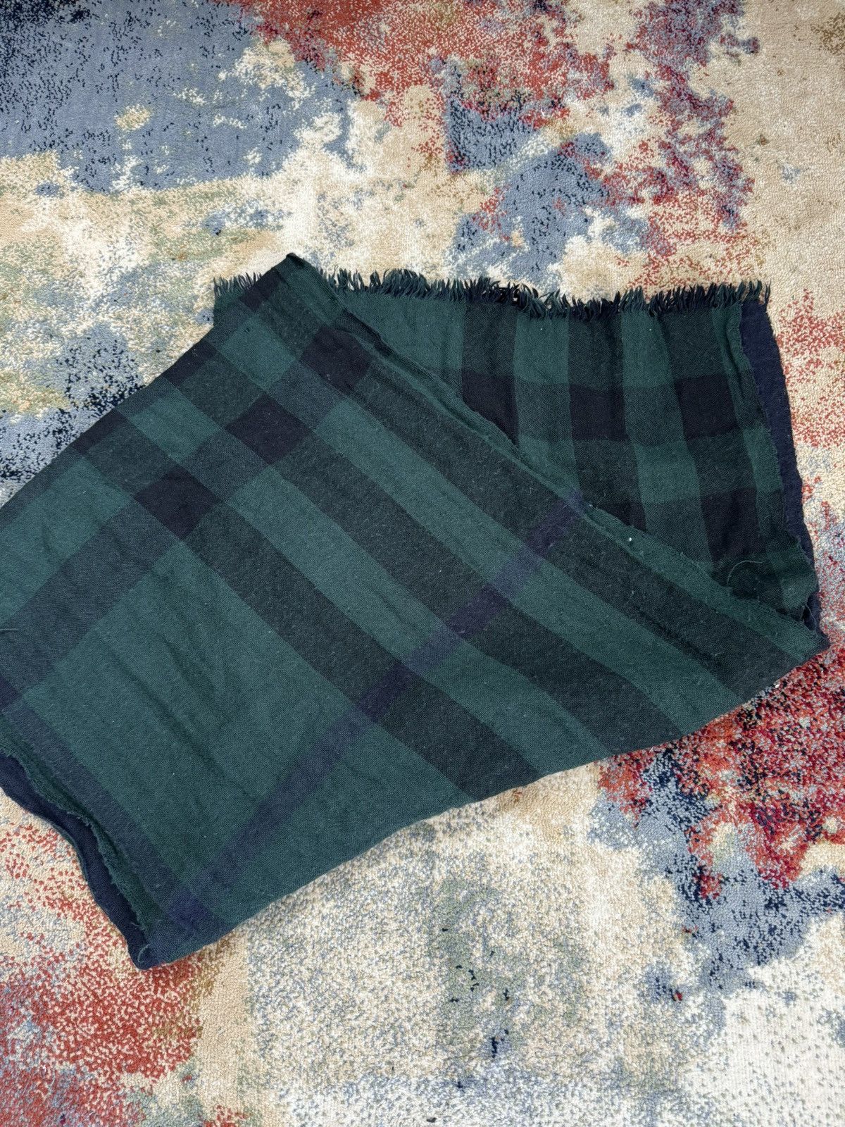 Burberry Vintage Burberry Logo Scarf Size ONE SIZE - 4 Thumbnail