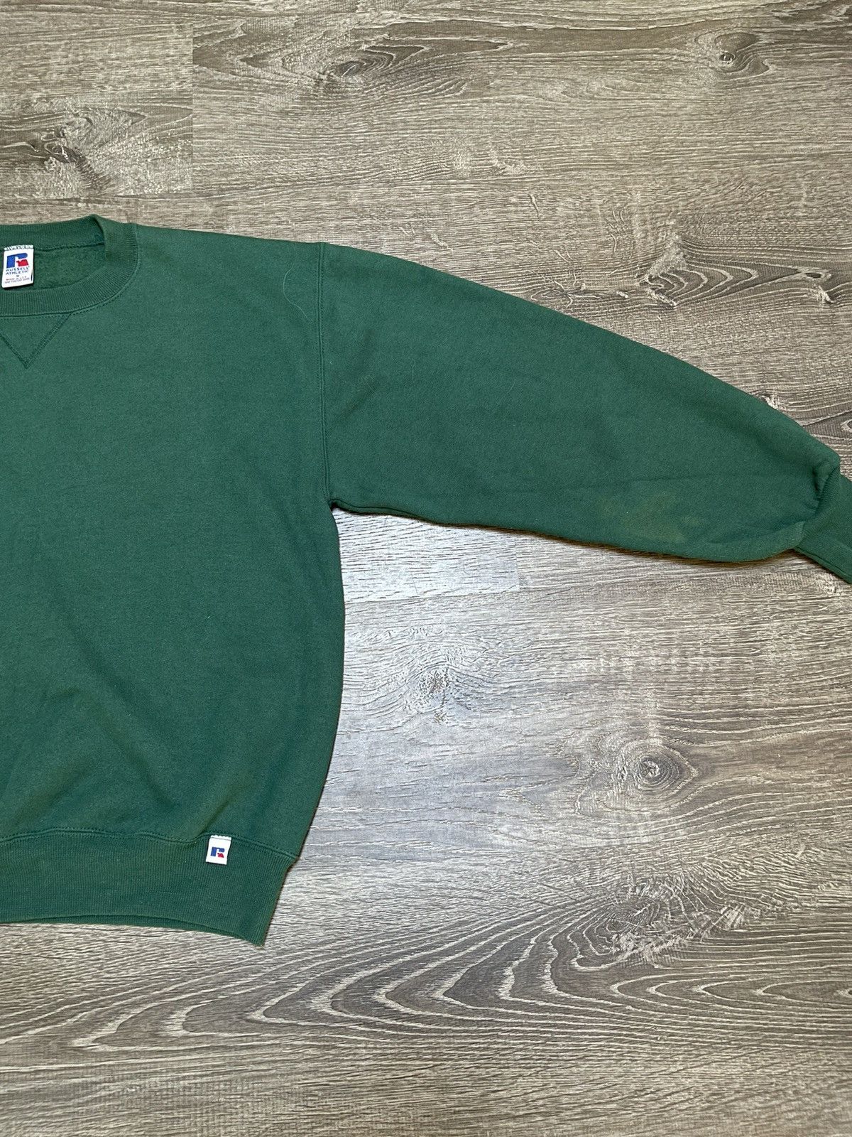 Russell Athletic × Vintage Vintage Russell Athletic Forest Green Crewneck Sweatshirt Size US M / EU 48-50 / 2 - 7 Thumbnail