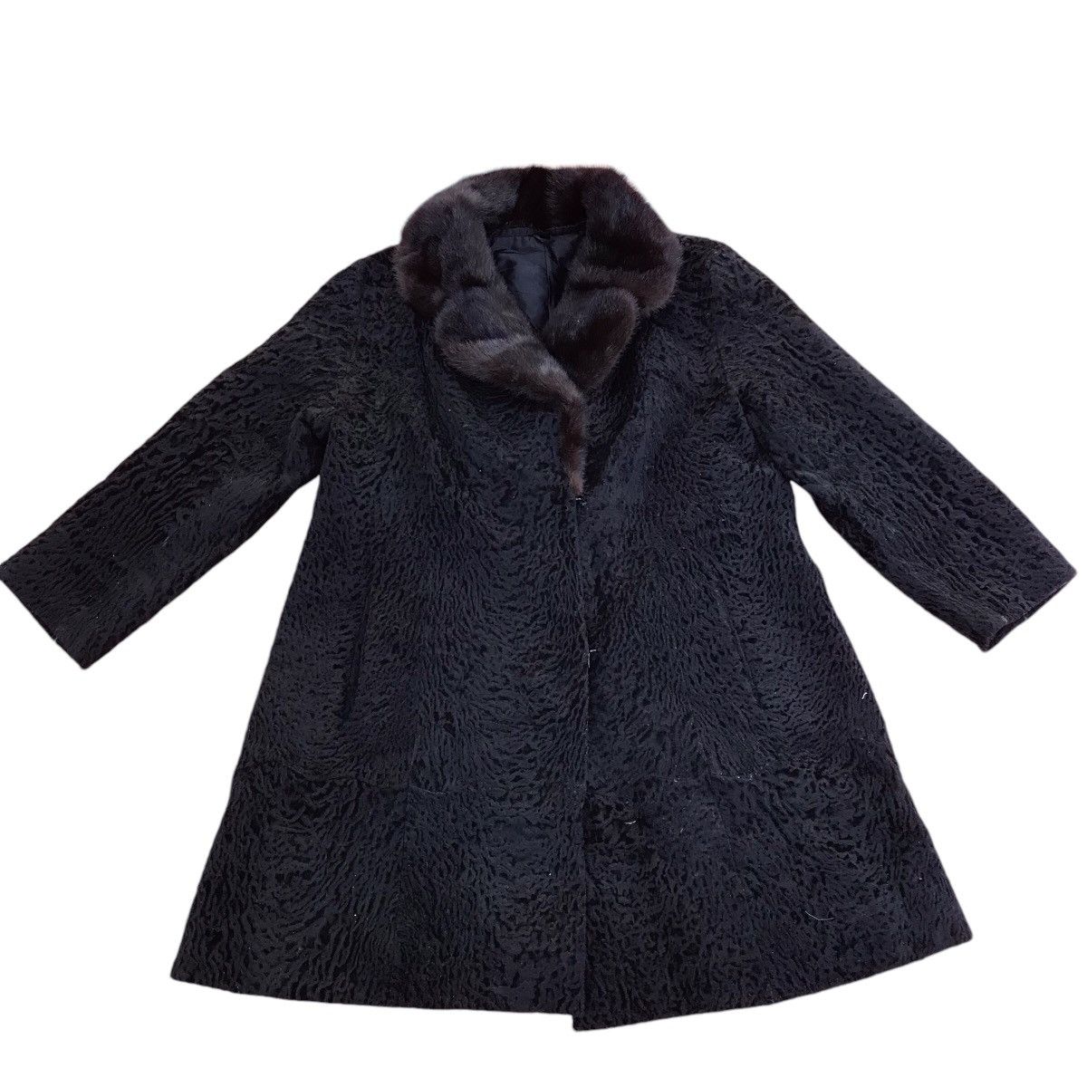 14th Addiction × If Six Was Nine RARE FUR JACKET WINTER FASHION Size M / US 6-8 / IT 42-44 - 2 Thumbnail