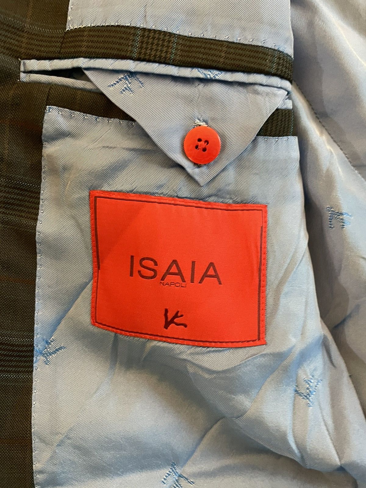 Isaia Super 120's Wool Plaid Sport Coat Size 40S - 5 Thumbnail