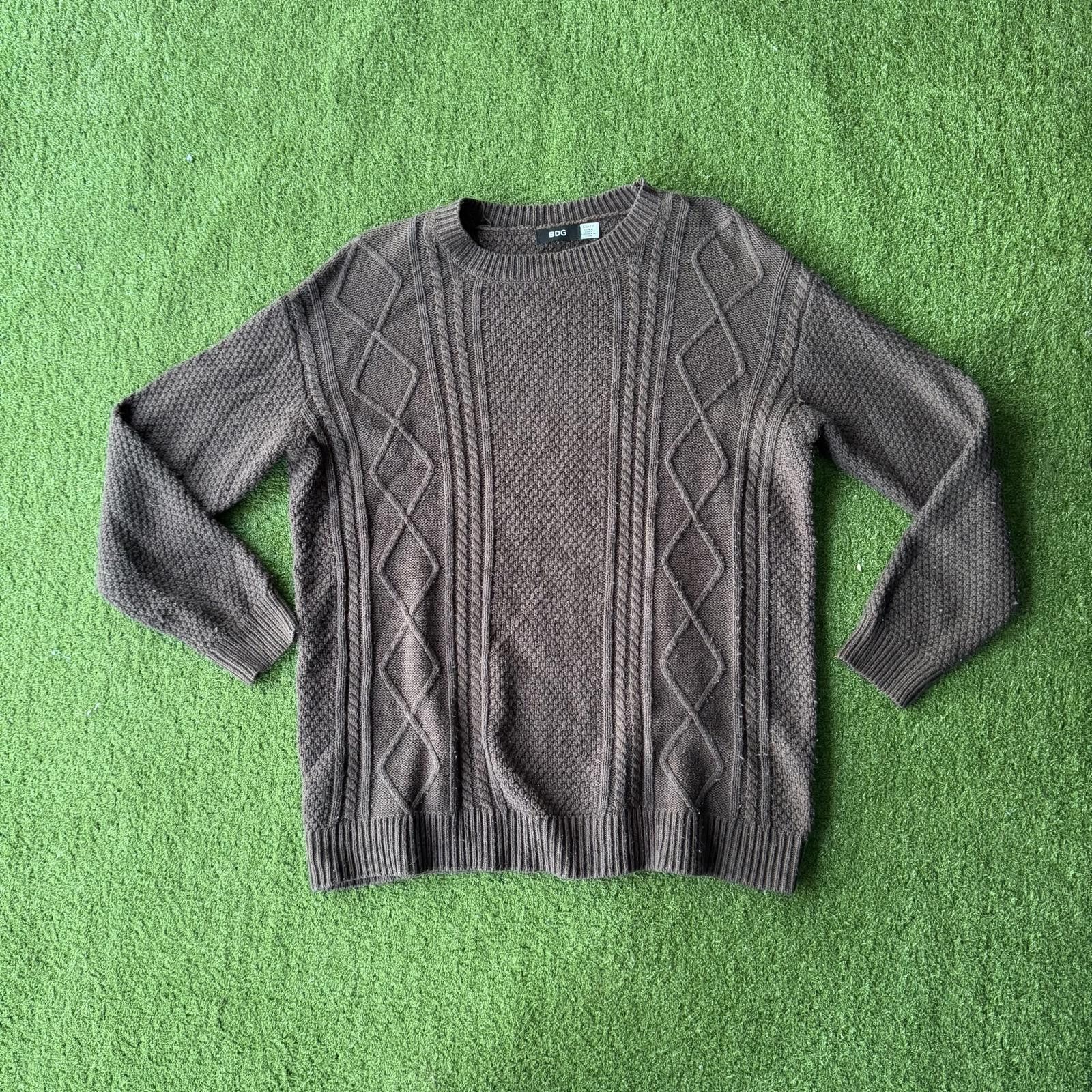 Bdg BDG Cozy Cable Knit Oversized Sweater Size ONE SIZE - 1 Thumbnail