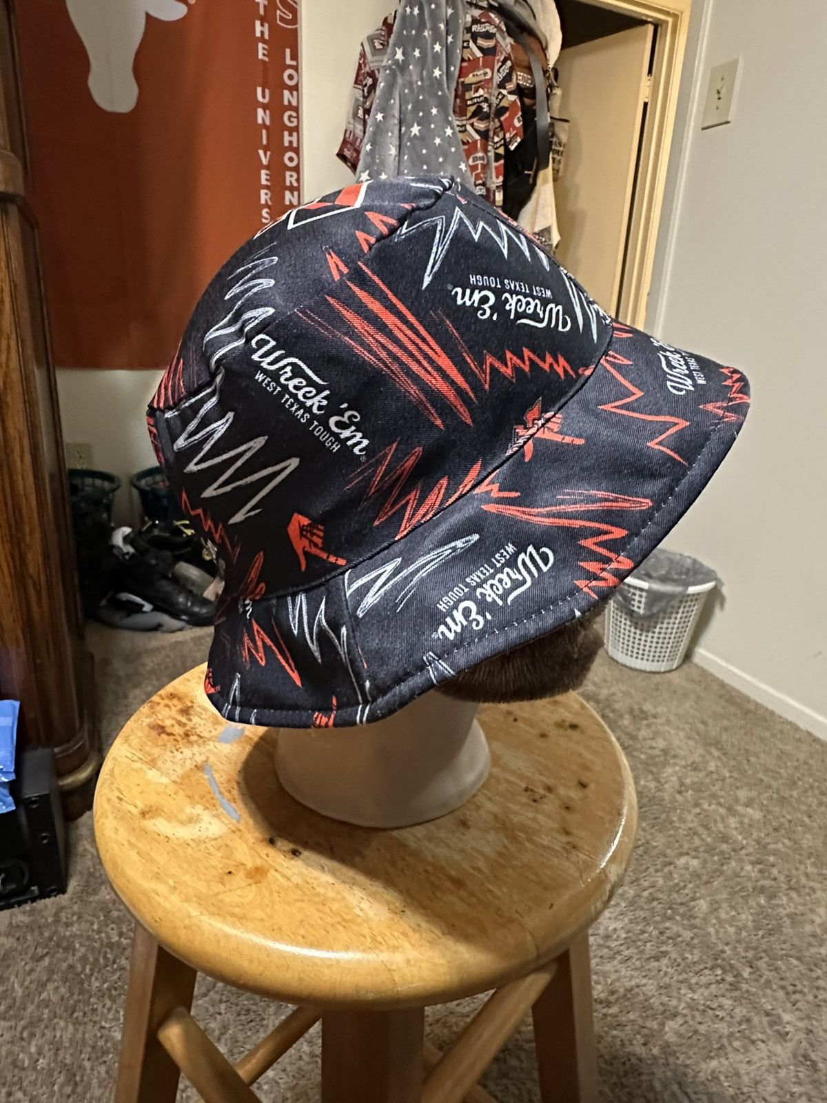 NCAA Vintage NCAA Texas Tech “reversible” bucket hat 00s Size ONE SIZE - 2 Thumbnail