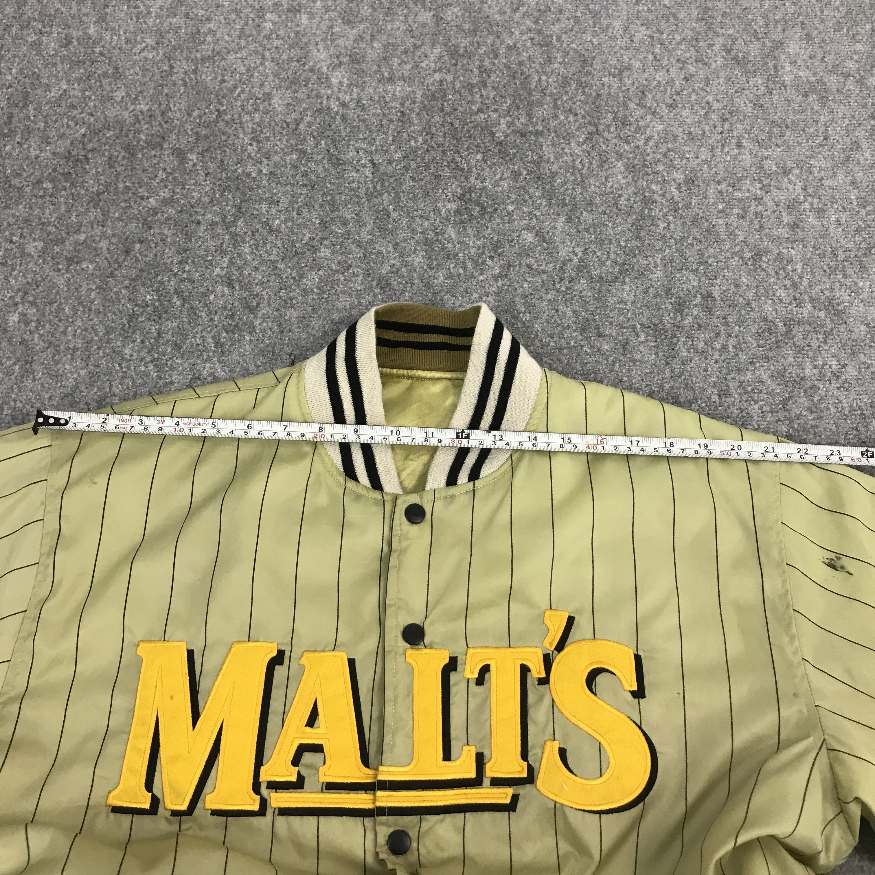 Japanese Brand MALTS BEER BOMBER JACKET Size US L / EU 52-54 / 3 - 12 Thumbnail