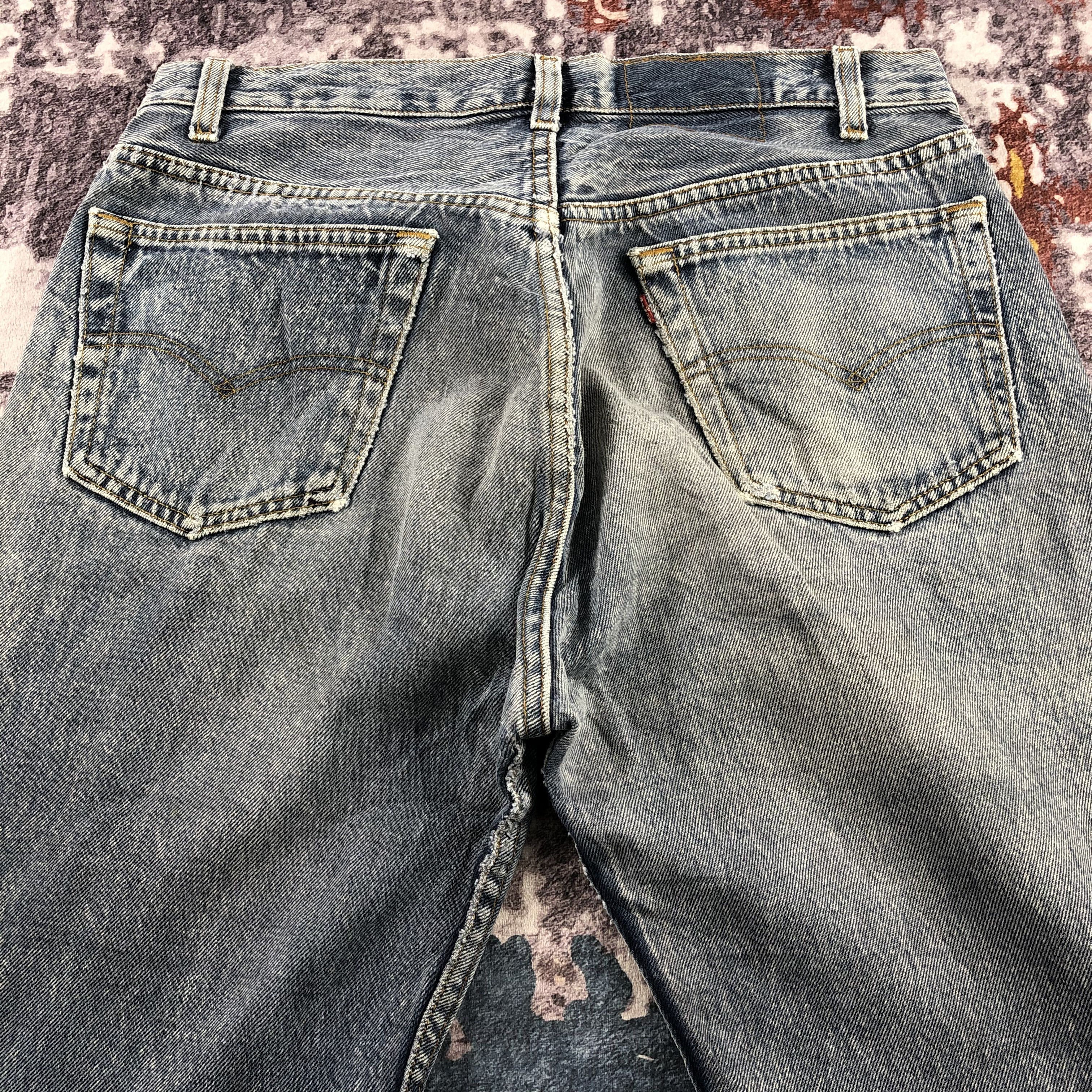 Levi's × Levi's Vintage Clothing × Vintage Vintage 90s Faded Black Levis 501 Jeans-JM2843 Size US 32 / EU 48 - 5 Thumbnail
