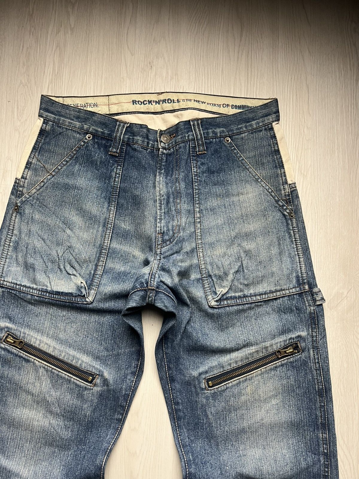 PPFM PPFM Rock n Roll 6 Pocket Jeans Size US 32 / EU 48 - 3 Thumbnail