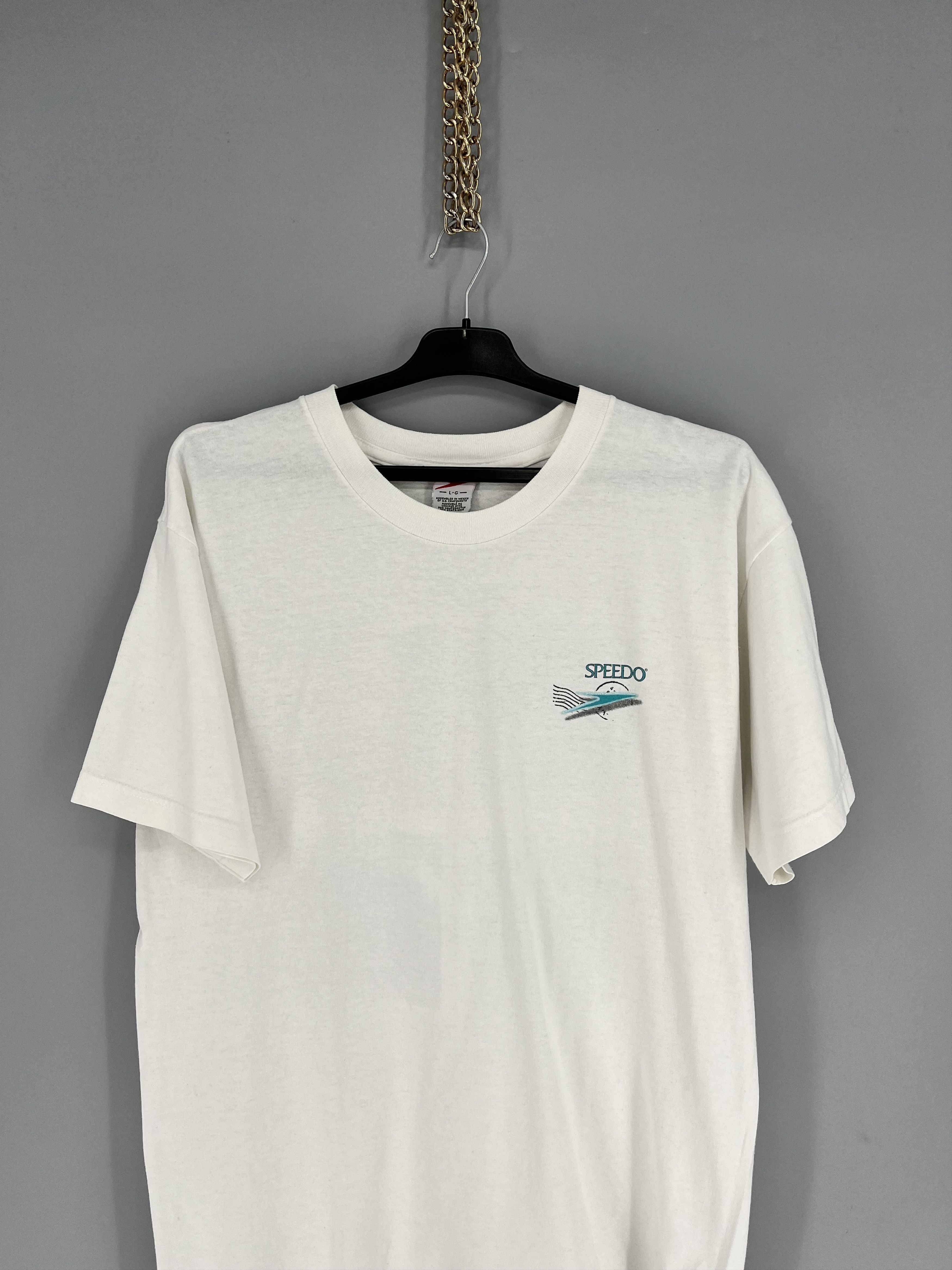 Speedo T shirt Vintage Speedo 1999 L Timbre Nature Dauphin Size US L / EU 52-54 / 3 - 8 Thumbnail
