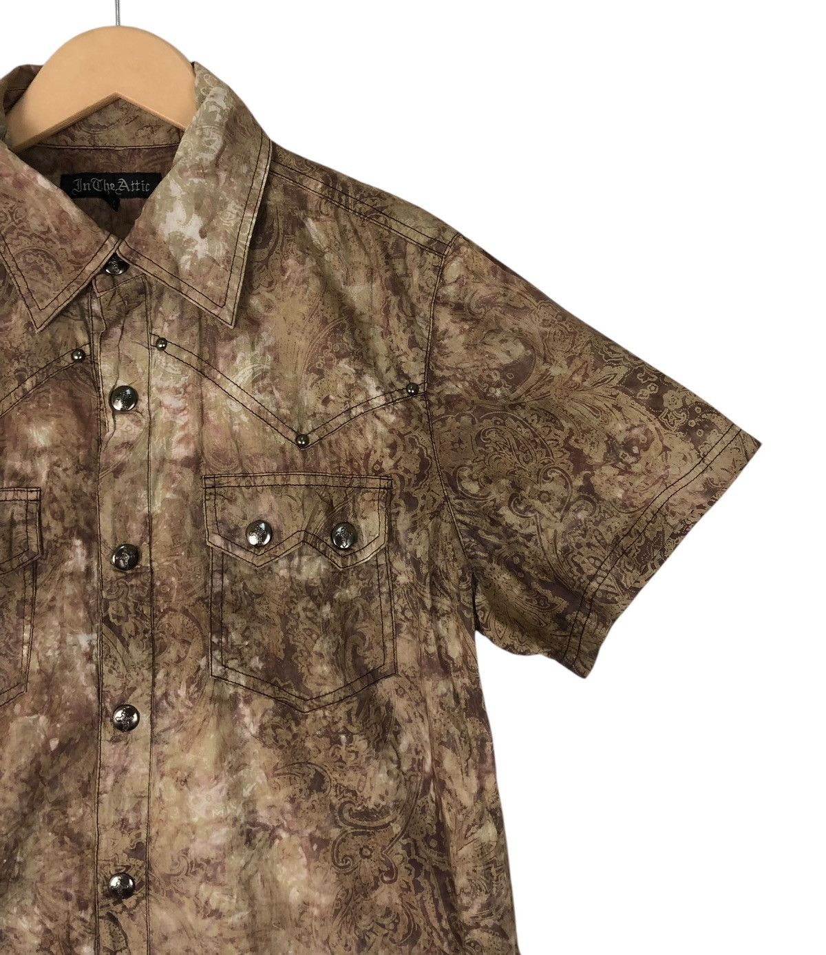In The Attic × Japanese Brand × Seditionaries Japanese Brand In The Attic Stone Wash Western Wear Shirt Size US M / EU 48-50 / 2 - 5 Thumbnail