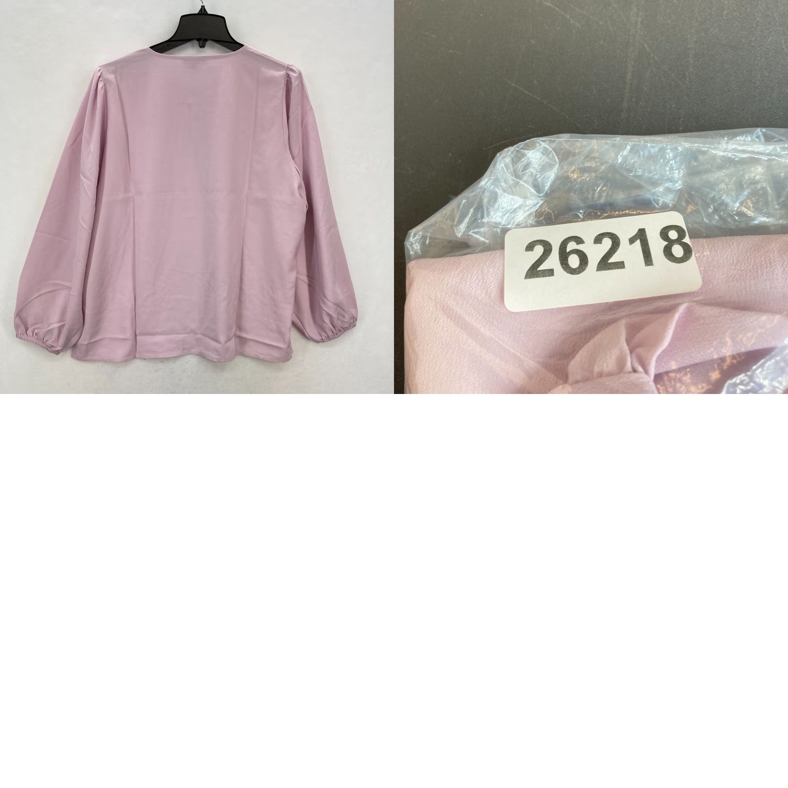 J.Crew J.Crew Puff Sleeve Satin Back Crepe Top Women's Large Tall Pink Keyhole Neckline Shirt Size L / US 10 / IT 46 - 9 Thumbnail