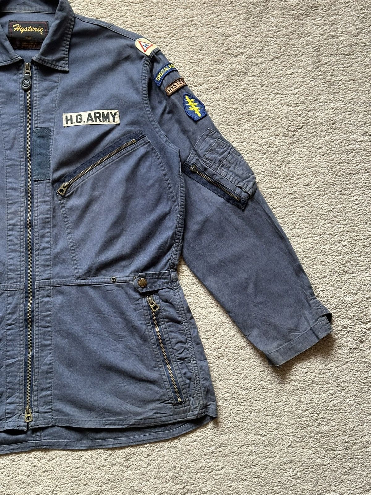 Hysteric Glamour 1990s Hysteric Glamours Air Force Jacket Size US L / EU 52-54 / 3 - 3 Thumbnail