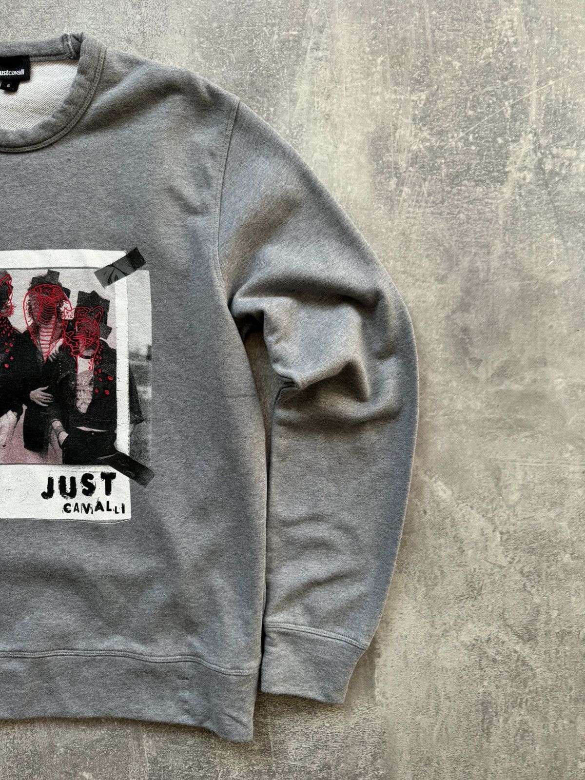 Just Cavalli Just Cavalli Grey Sweatshirt Size US S / EU 44-46 / 1 - 3 Thumbnail