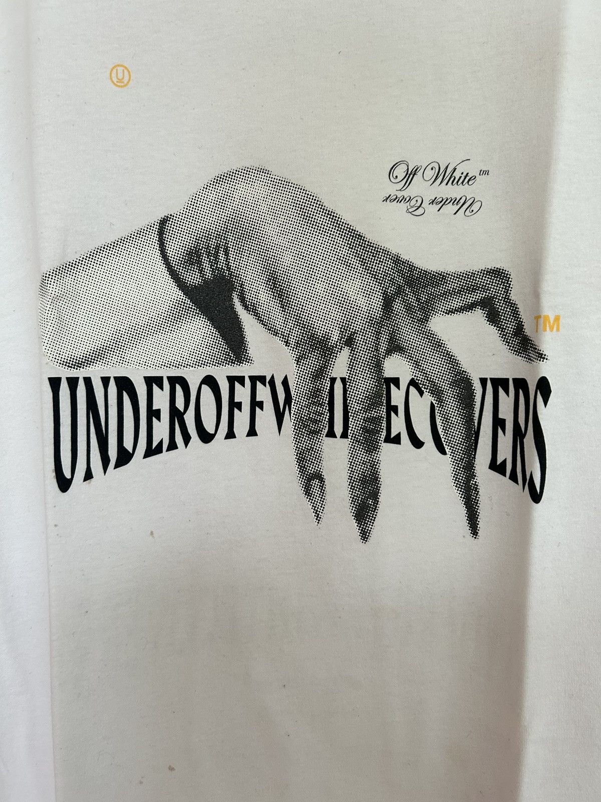 Jun Takahashi × Off-White × Undercover Off-White Undercover Tee Oversized Tee Size US L / EU 52-54 / 3 - 3 Thumbnail