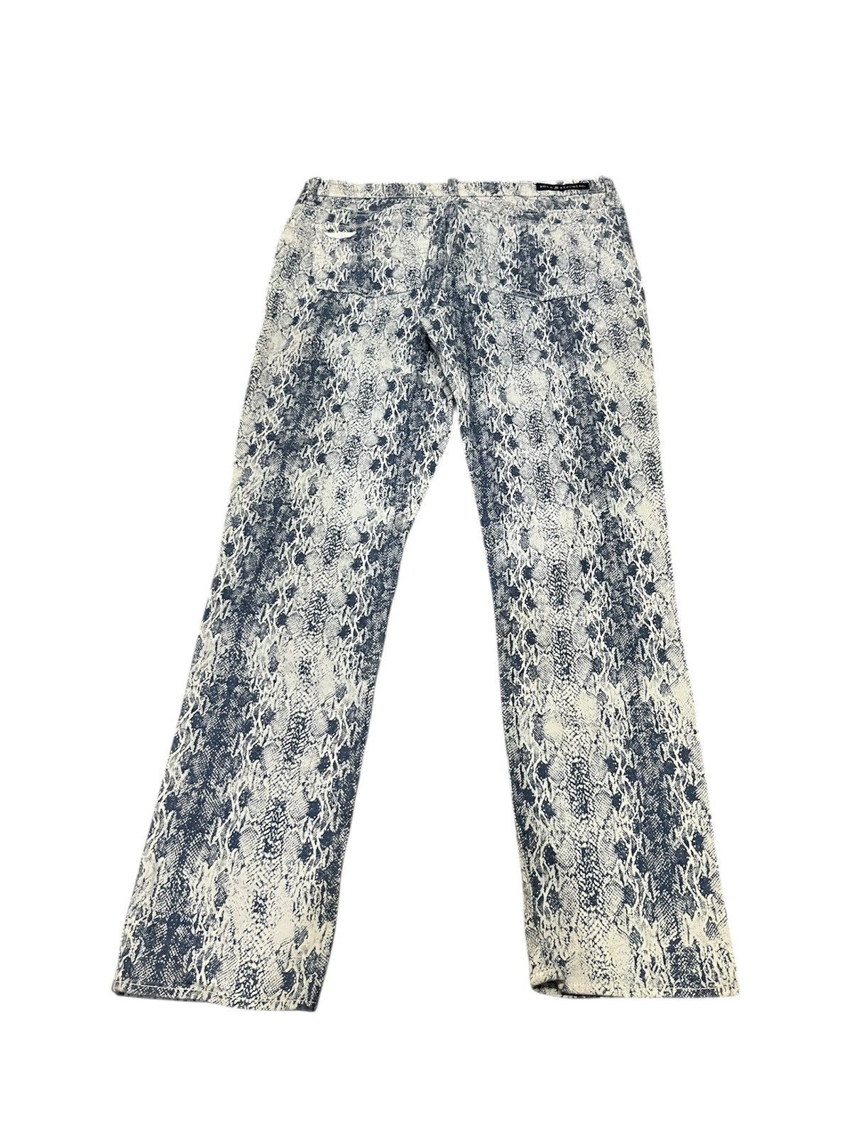 Hysteric Glamour × If Six Was Nine × Le Grande Bleu (L.G.B.) Rock & Republic Python Skin Pant Art Size US 36 / EU 52 - 2 Thumbnail