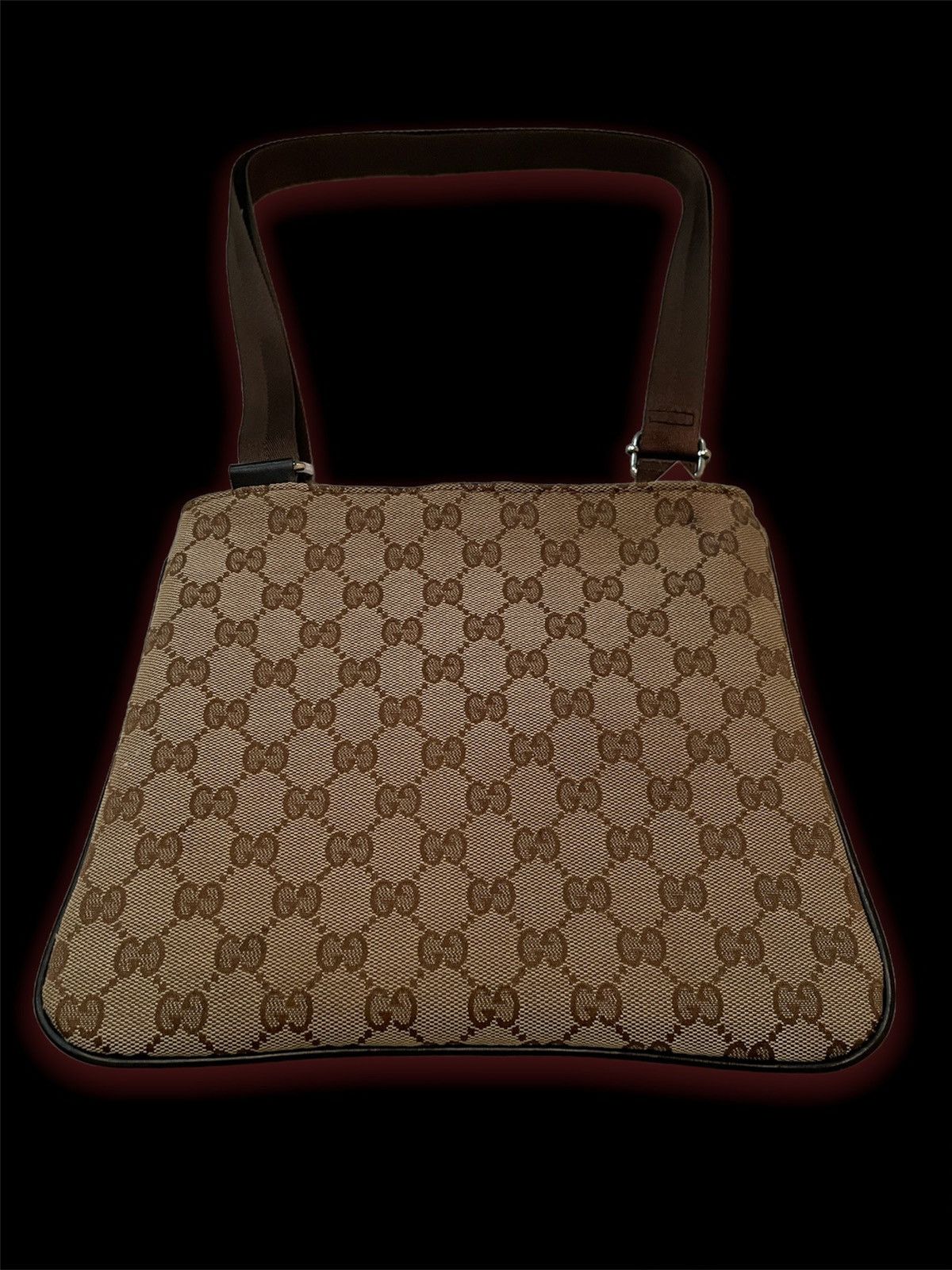 Gucci × Handmade × Vintage Supreme Crossbody HandMade Messenger Side Tote Shoulder Bag Size ONE SIZE - 2 Thumbnail