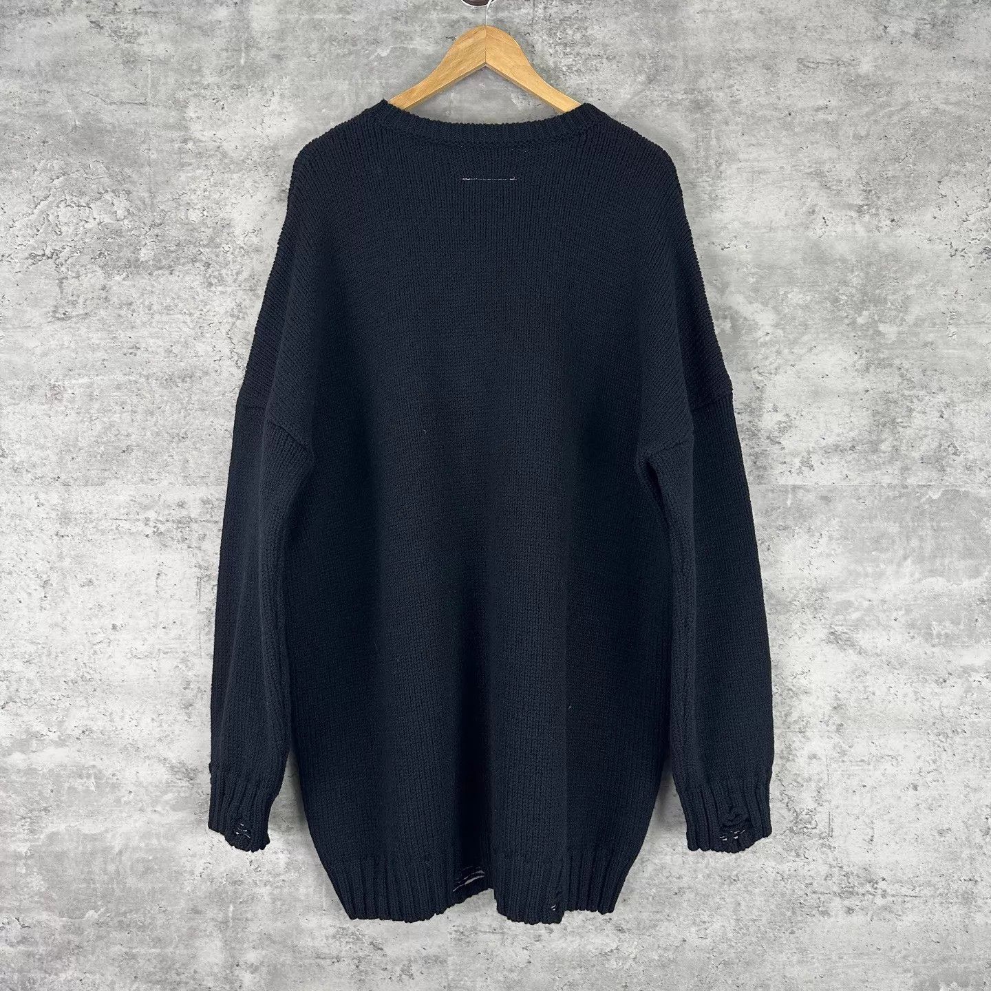 Maison Margiela Masion Margiela MM6 Distressed Digital Crewneck Sweater M New Unworn Size US M / EU 48-50 / 2 - 2 Thumbnail