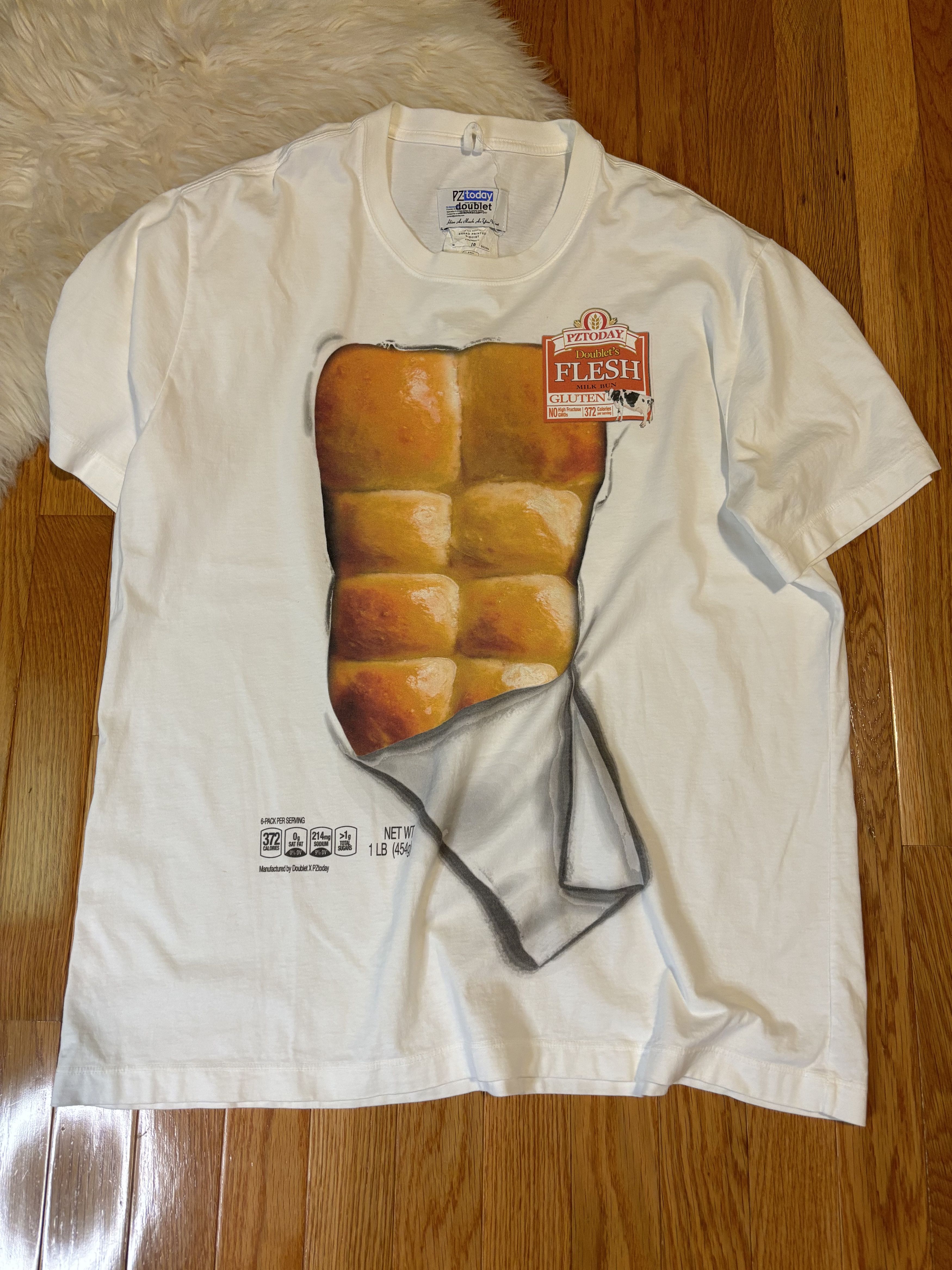 Doublet SS23 BREAD ABS T SHIRT Size US S / EU 44-46 / 1 - 1 Thumbnail