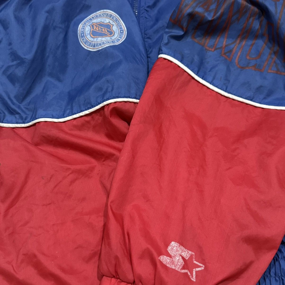 NHL Vintage Starter New York Rangers Windbreaker Jacket Size US XL / EU 56 / 4 - 5 Thumbnail