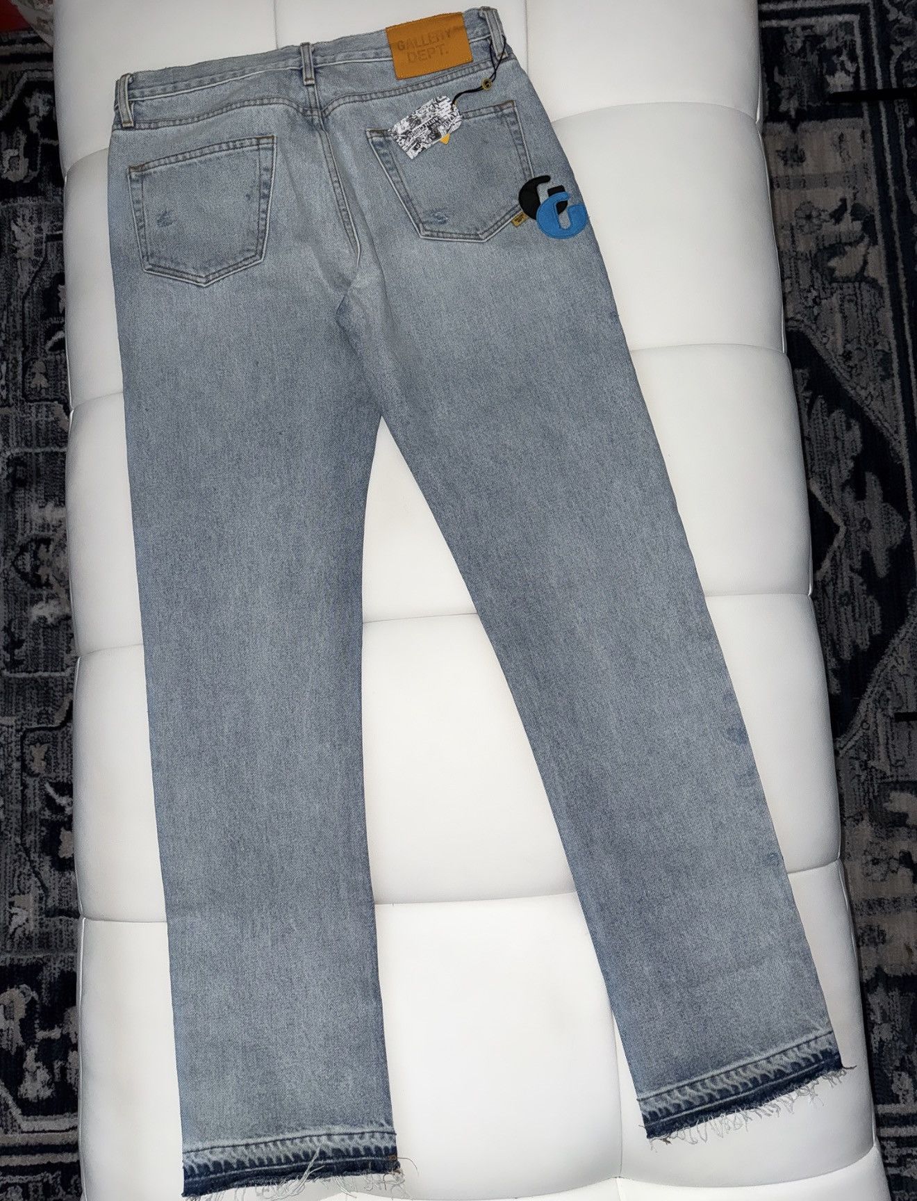 Gallery Dept. G patch distressed jeans Size US 34 / EU 50 - 5 Thumbnail