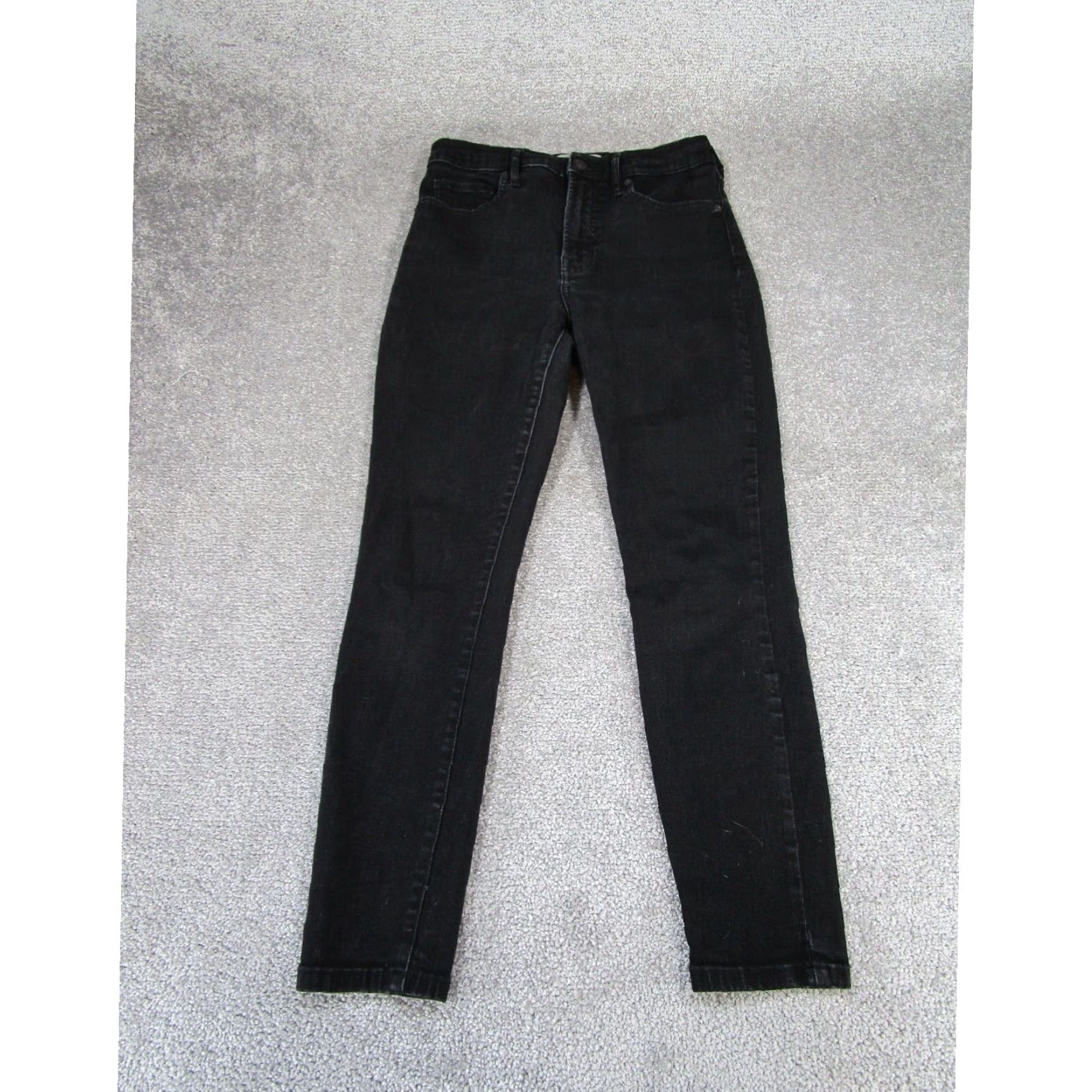 Everlane Womens Everlane Jeans Authentic Stretch Skinny Black Denim XL Extra Large Size 29" - 1 Thumbnail
