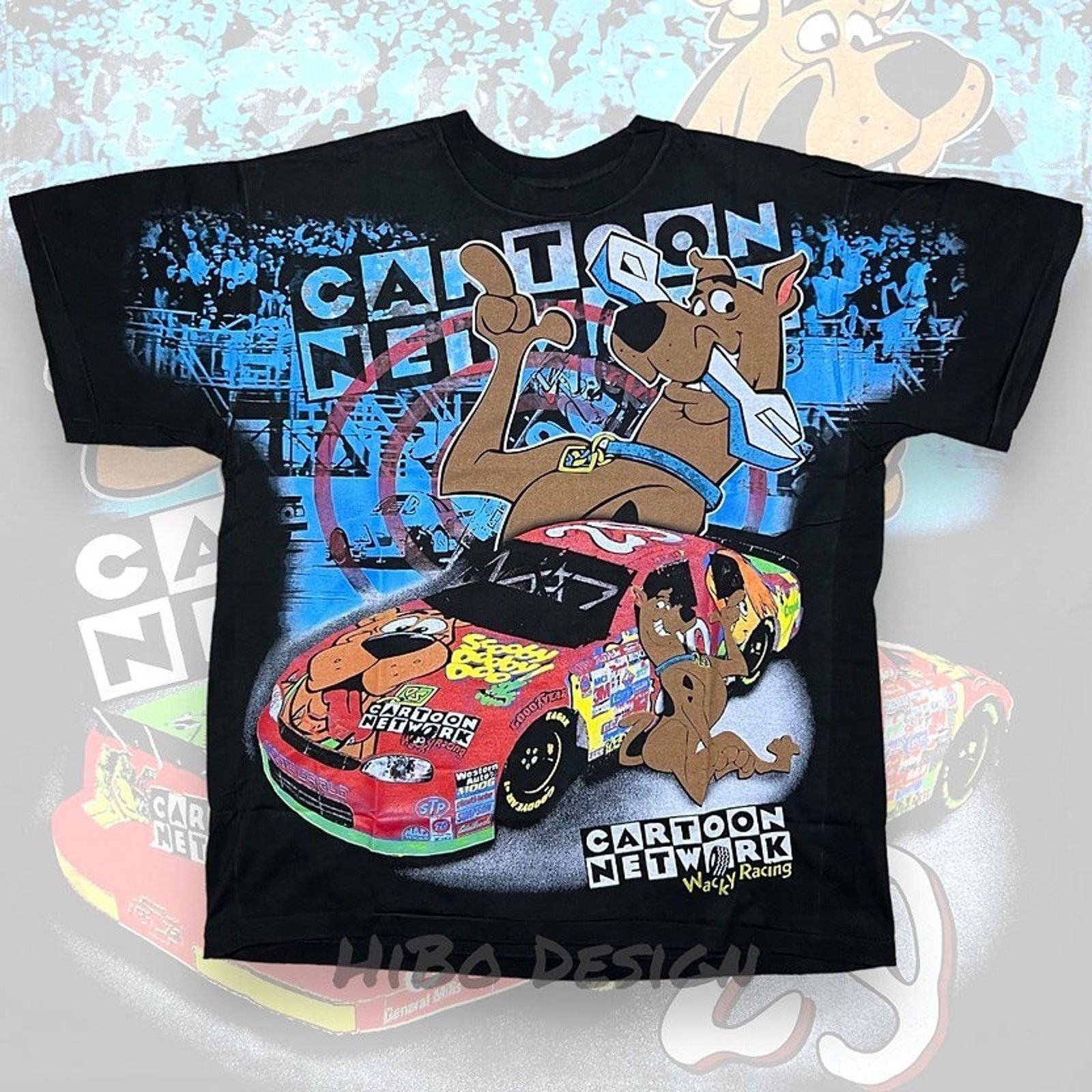 Giant Scooby Doo Wacky Racing AOP Modern Boot Nascar XL Bootleg Size US XL / EU 56 / 4 - 1 Thumbnail