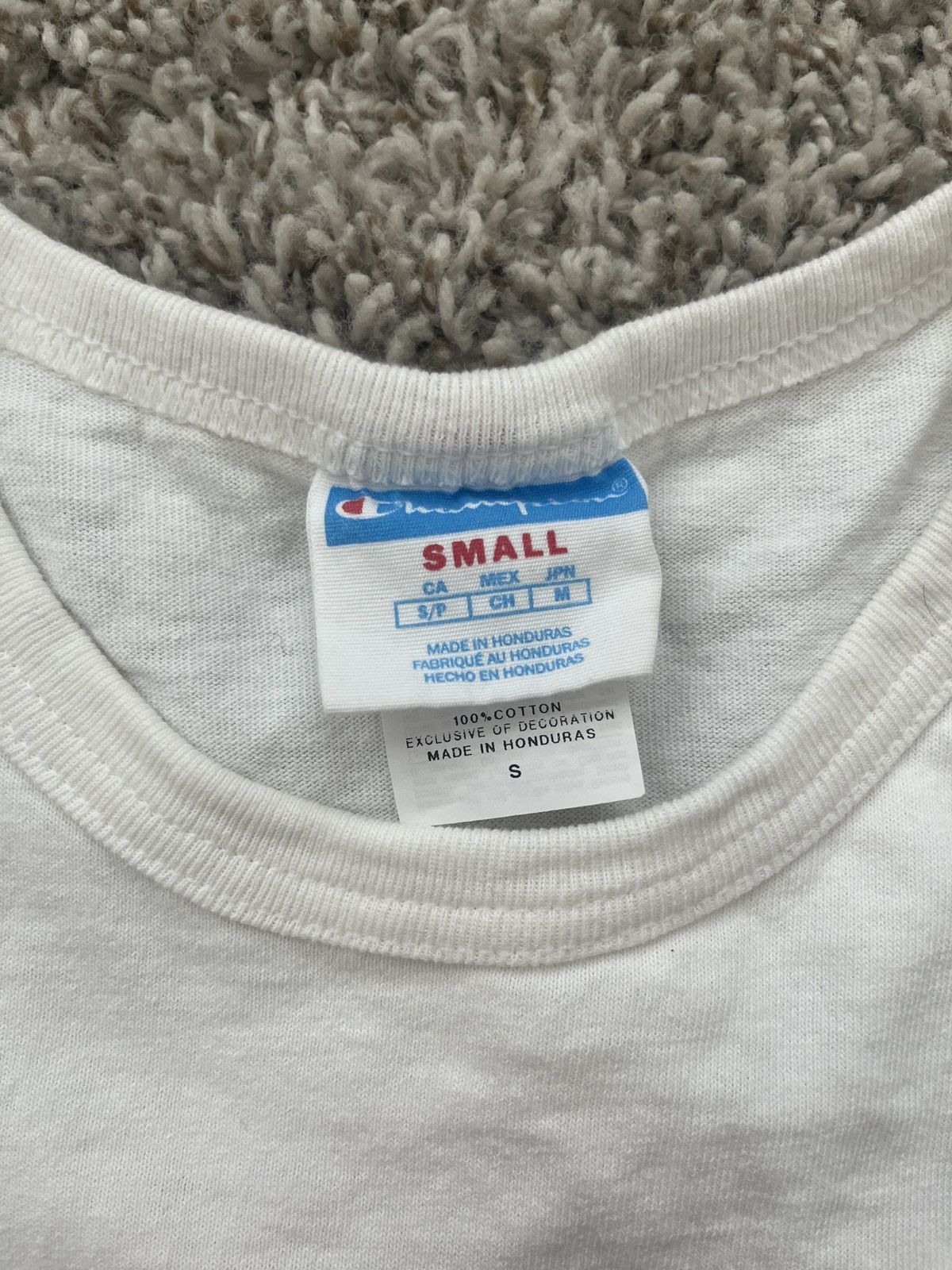 Champion × Vintage Champion White T-Shirt Size Small Embroidered Logo Size US S / EU 44-46 / 1 - 2 Thumbnail