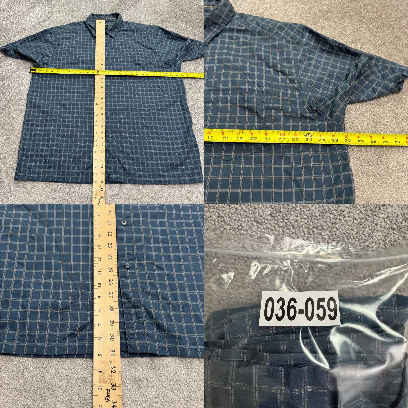 Vintage REI Vintage Y2K Button-Down Shirt Men XL Blue Check Cotton Casual Outdoor Size US XL / EU 56 / 4 - 8 Thumbnail