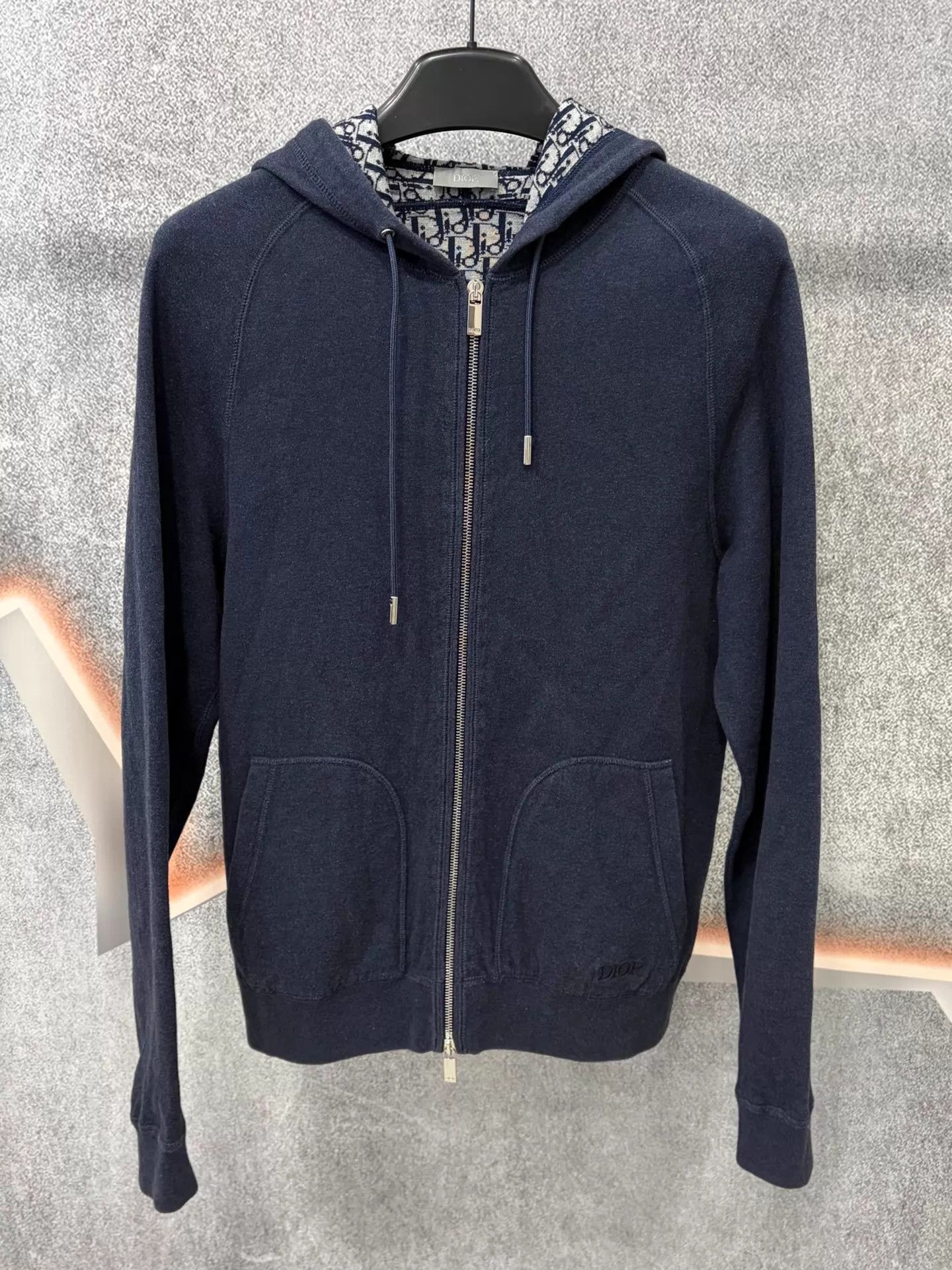 Dior Dior Hoodie M All-Over Dior Print Lining Size US M / EU 48-50 / 2 - 1 Thumbnail