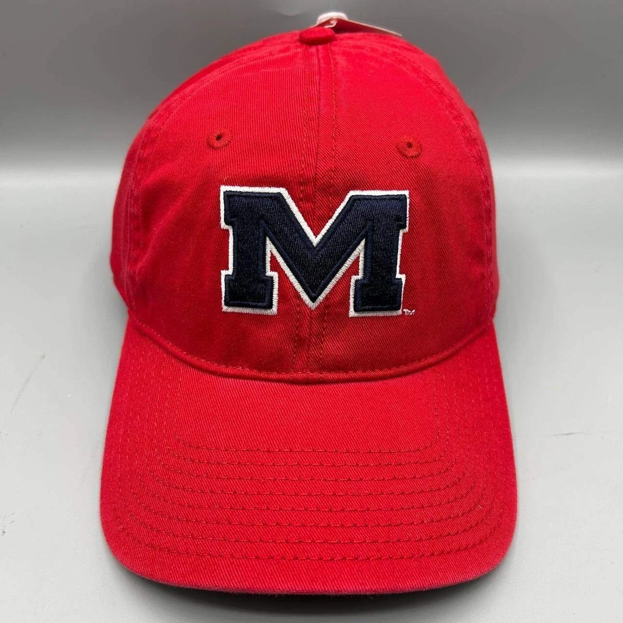 The Game Ole Miss Rebels NCAA Hat Men Red Blue Strap Back Cotton Size ONE SIZE - 1 Thumbnail