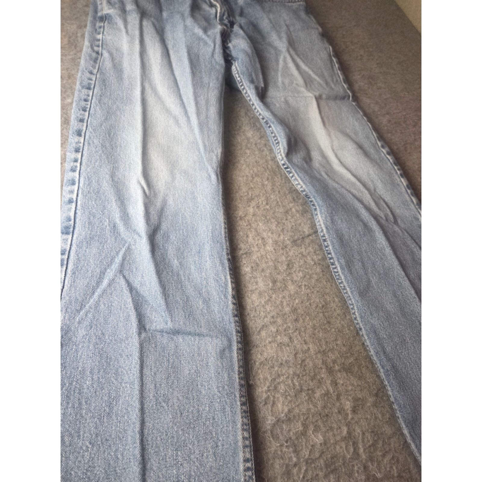 Levi's VINTAGE Levi's 505 Jeans Men 32x32 Blue Denim Straight 5-Pocket Distressed Look Mens Jeans Blue Regular Fit Size US 32 / EU 48 - 2 Thumbnail