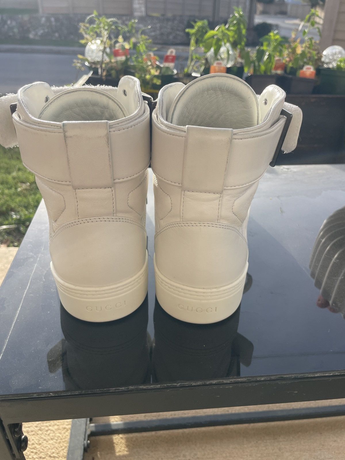 Gucci Miro Soft/Nappa Pantoufle (Bianco Great white) Size US 9.5 / EU 42-43 - 7 Thumbnail