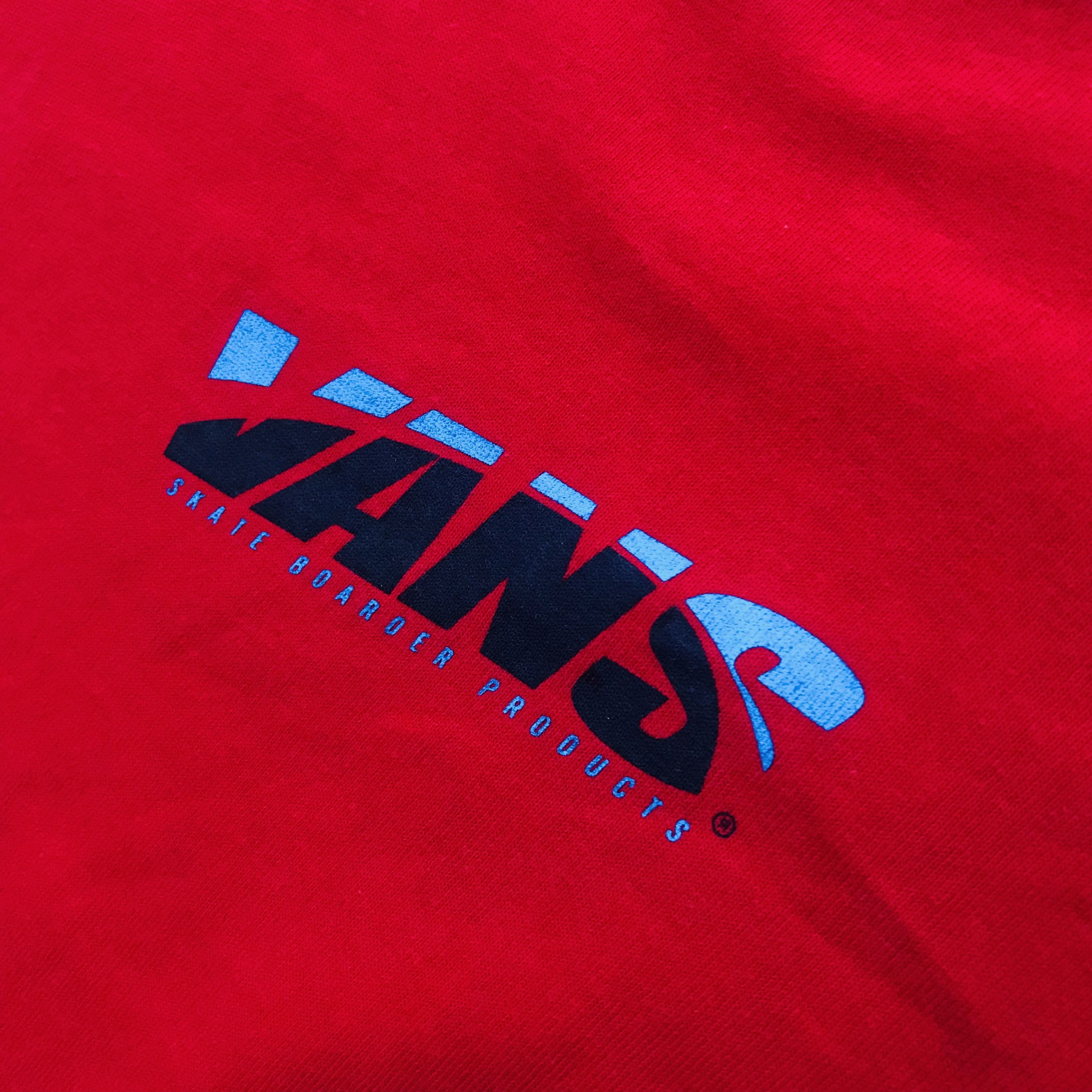 Vans × Vintage 90's Vans Skate Tee Size US L / EU 52-54 / 3 - 5 Thumbnail