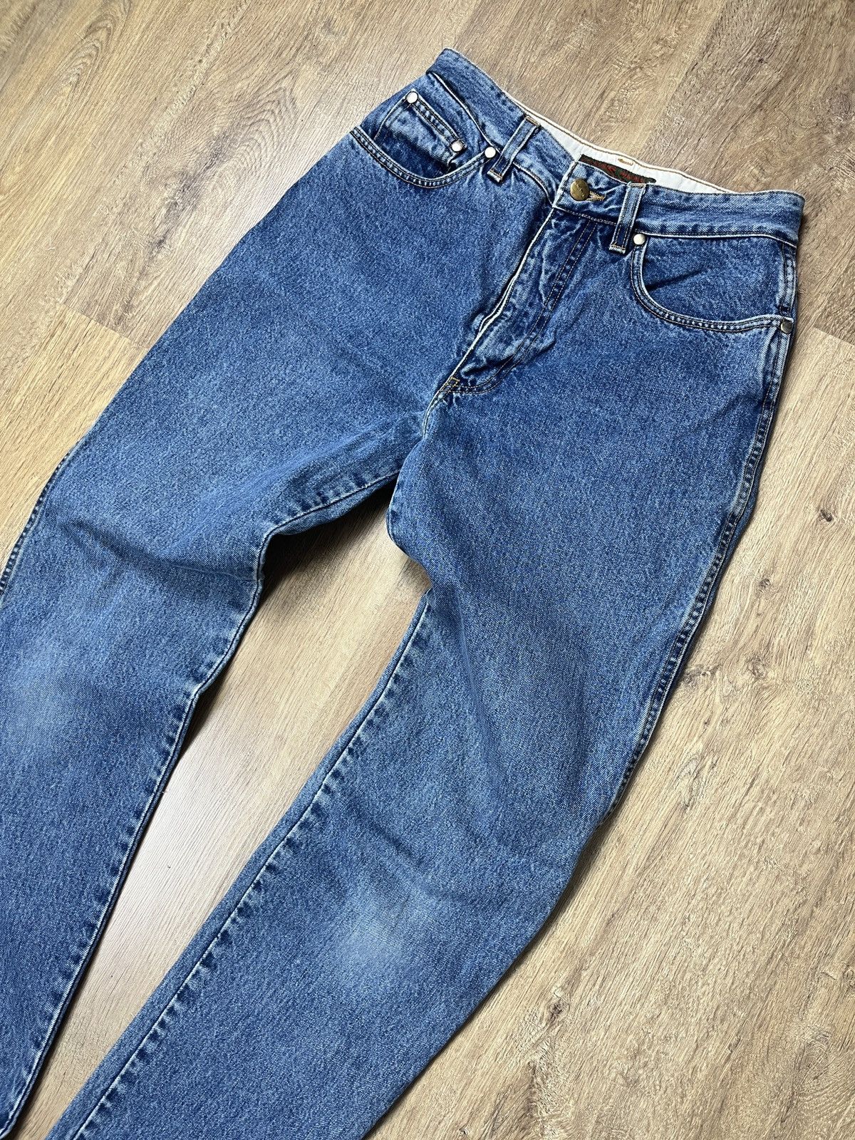 Katharine Hamnett London × Vintage ➕ Vintage KH katharine hamnett blue washed jeans Size 27" / US 4 / IT 40 - 4 Thumbnail