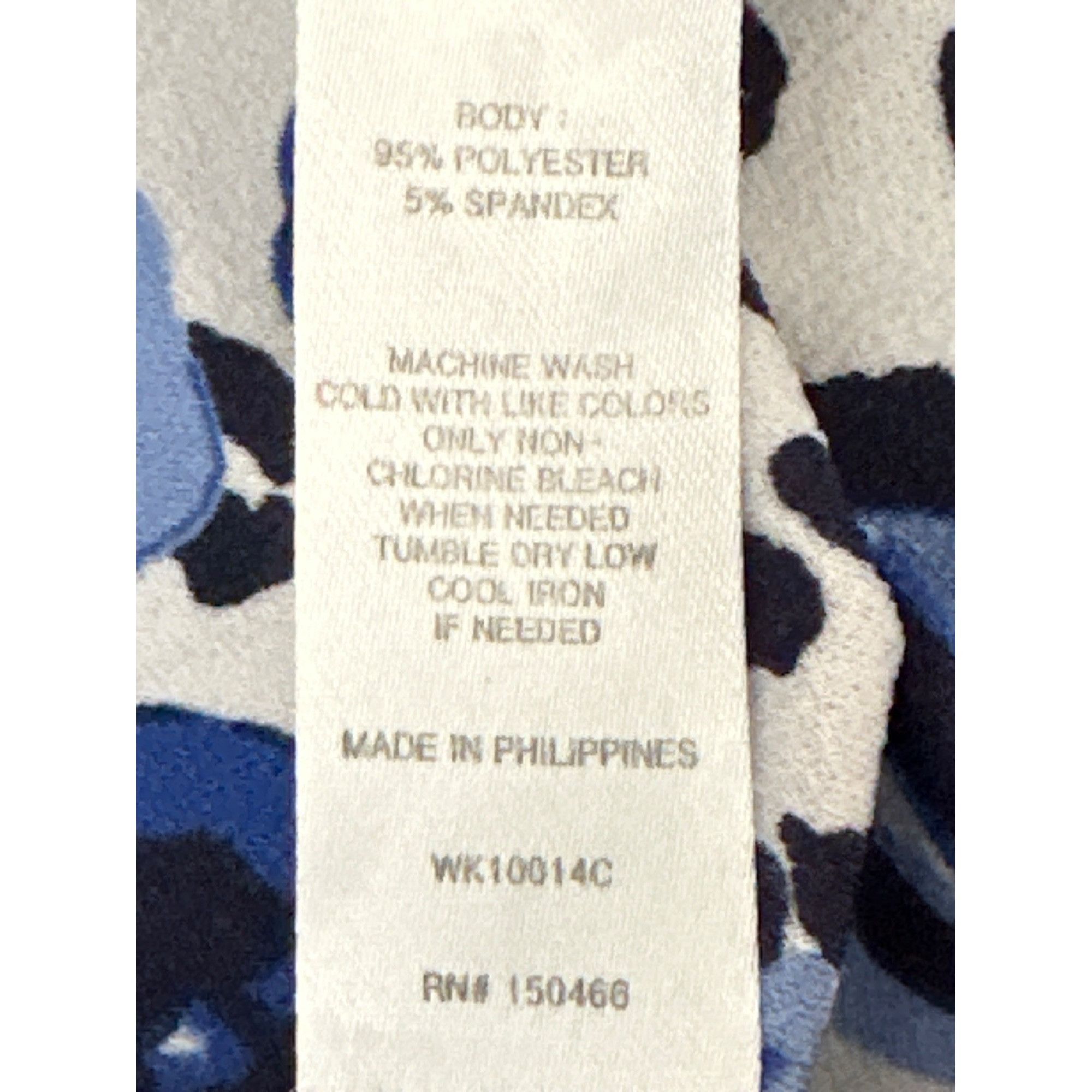 Other 41 Hawthorn Small Blue Black Abstract Leopard Print Wrap Blo Size S / US 4 / IT 40 - 10 Thumbnail