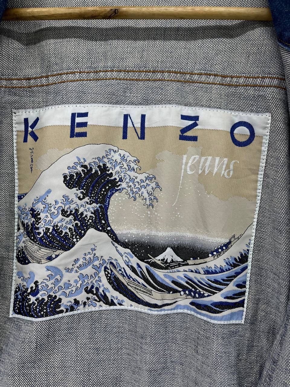 Kenzo Vintage 90s Kenzo Trucker Denim Jacket Size US L / EU 52-54 / 3 - 7 Thumbnail