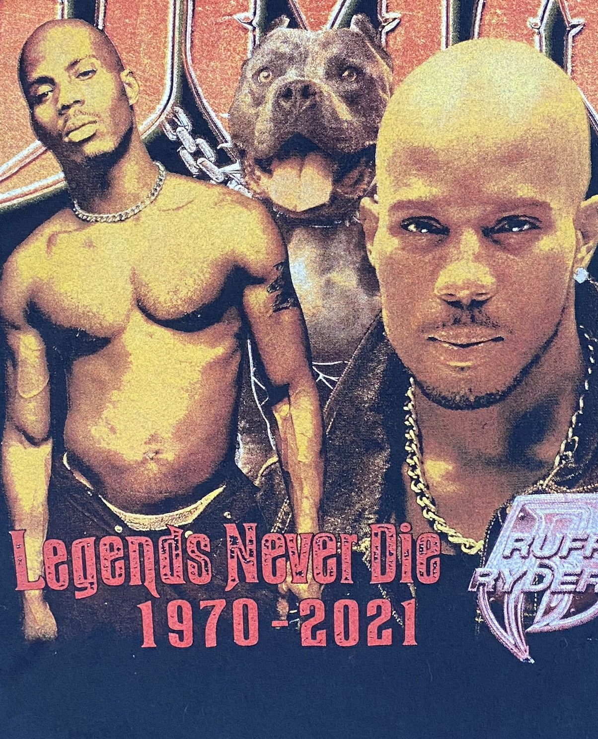 Rap Tees DMX Rest In Peace T-shirt (sz XL) Size US XL / EU 56 / 4 - 11 Thumbnail
