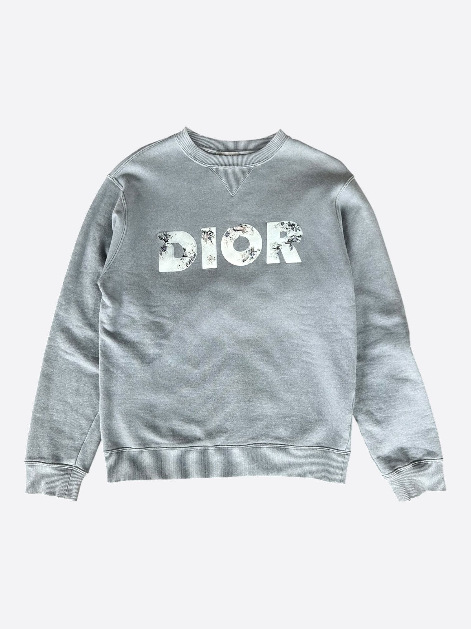Dior Dior Daniel Arsham Light Blue Logo Sweater Size US S / EU 44-46 / 1 - 1 Thumbnail