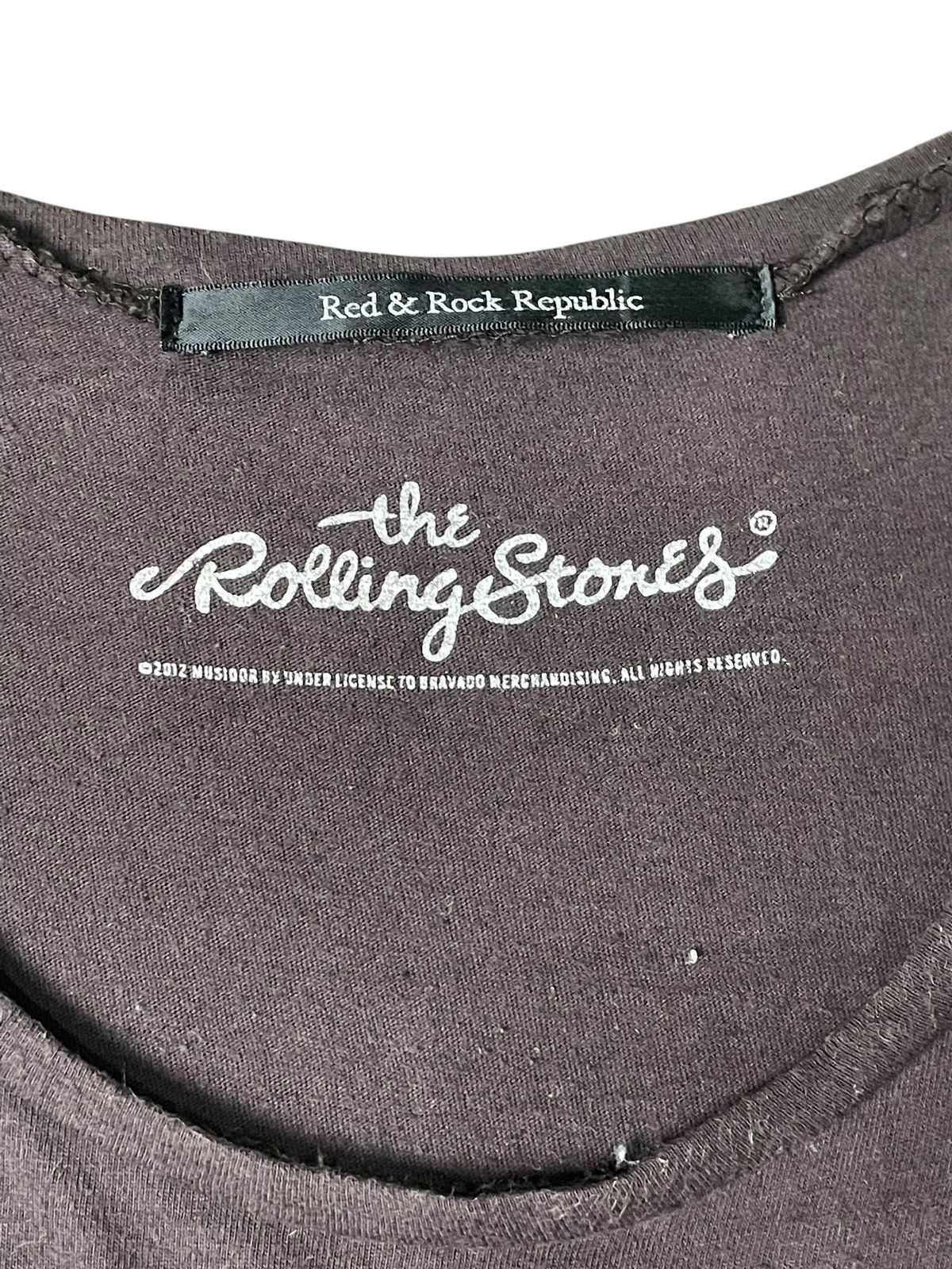 Band Tees × The Rolling Stones × Vintage The Rolling Stones Sleeveless Rock Shirt (42) Size US XS / EU 42 / 0 - 4 Thumbnail