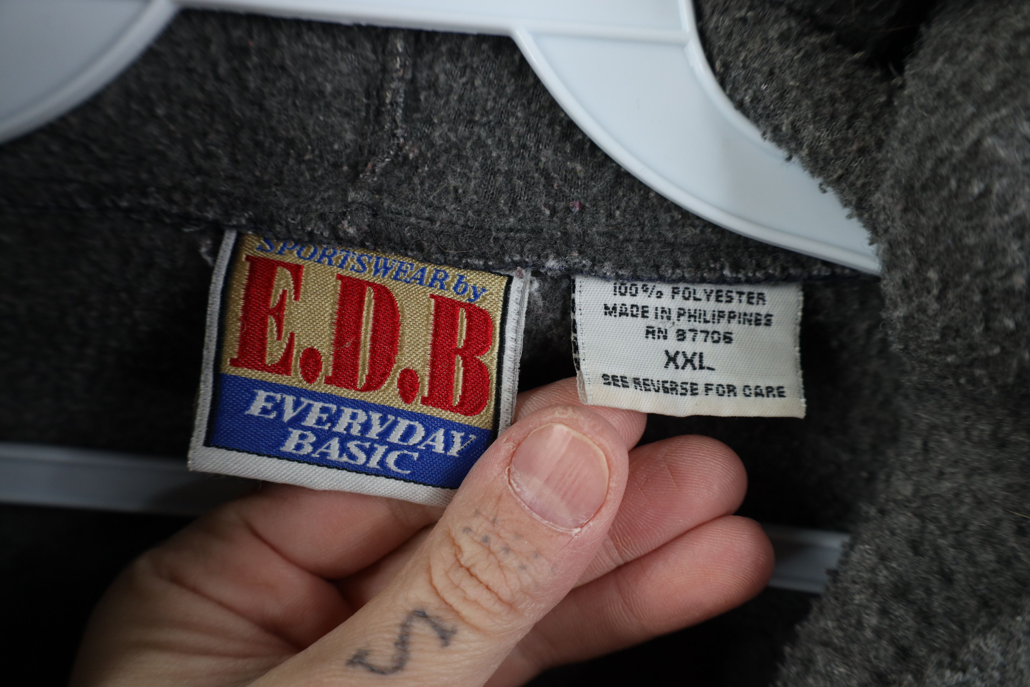 Vintage Vintage 90s Streetwear Fleece Full Zip Hoodie Sweatshirt Size US XXL / EU 58 / 5 - 9 Thumbnail