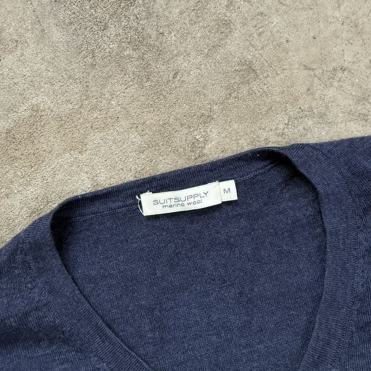Suitsupply Suitsupply Merino Wool V-Neck Sweater Old Money Size US M / EU 48-50 / 2 - 4 Thumbnail