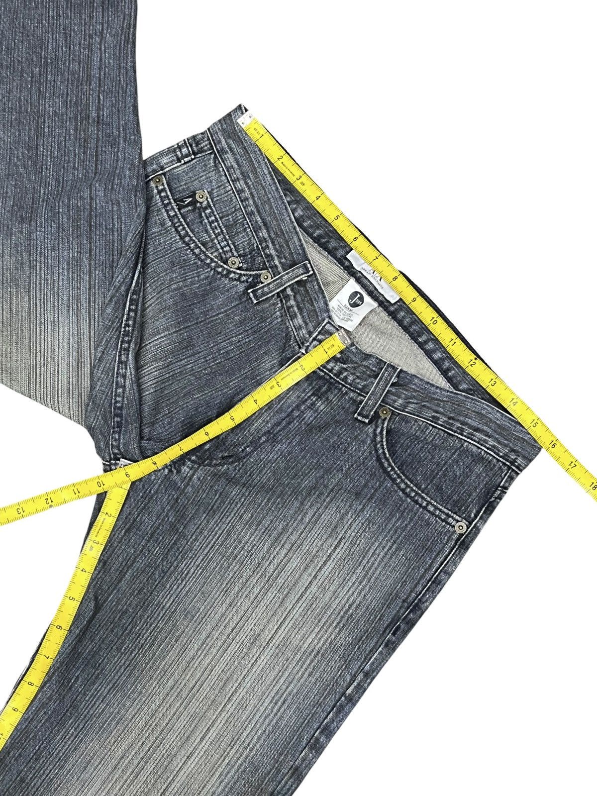 Armani Exchange Armani Exchange USA-Made Pinstripe Flare Denim - Rare Find Size US 31 - 11 Thumbnail