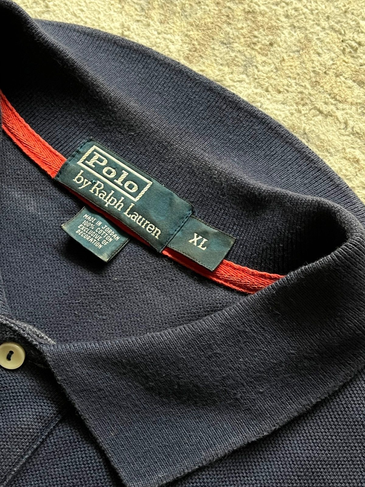 Ralph Lauren Polo Ralph Lauren Sz XL Crest Polo Shirt Navy Size US XL / EU 56 / 4 - 11 Thumbnail